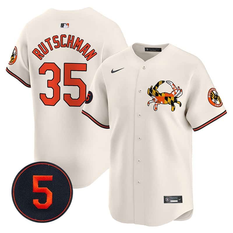 Men’s Baltimore Orioles Robinson Patch Vapor Premier Limited Jersey V3 – All Stitched