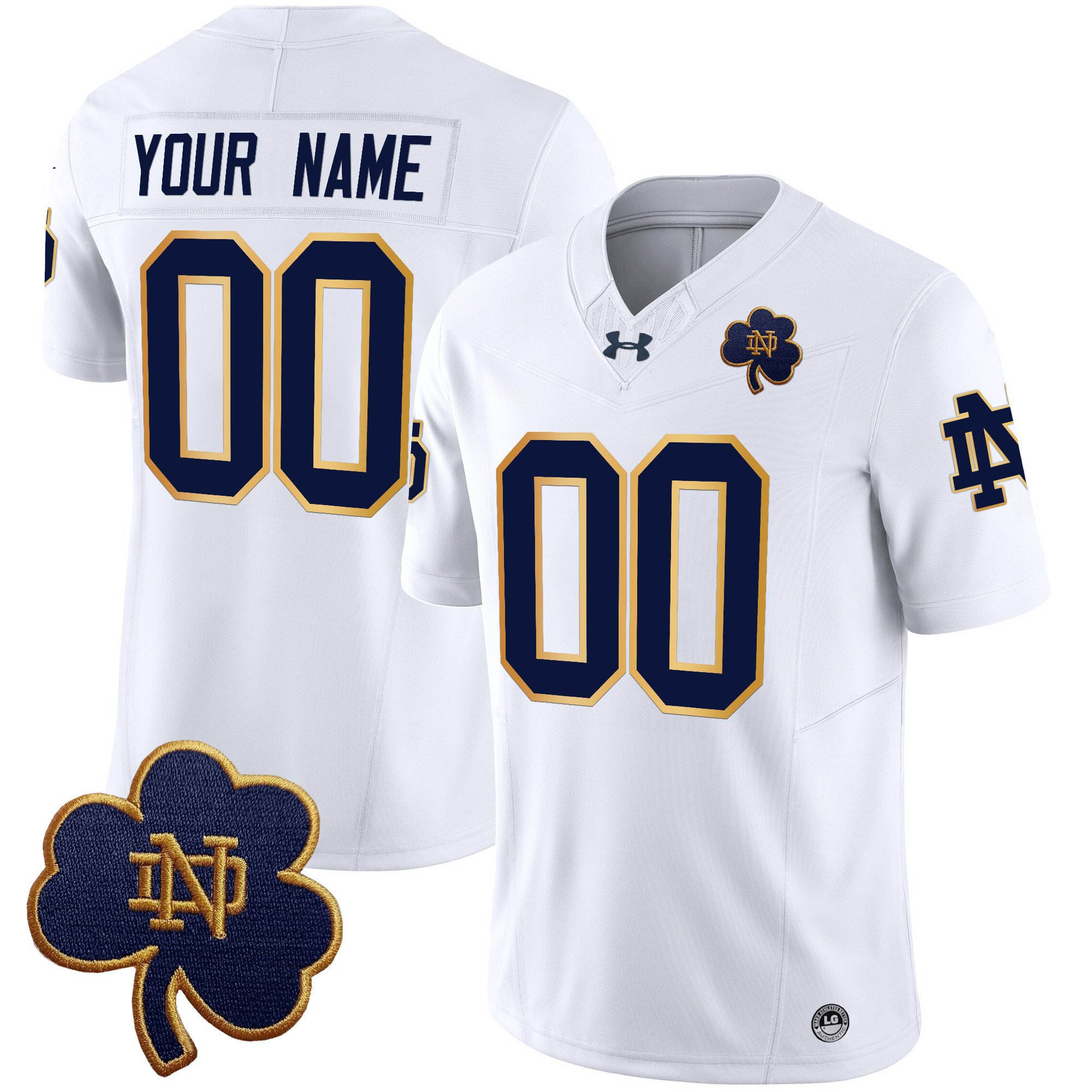 Notre Dame Fighting Irish 2024 Vapor Limited Custrom Jersey V3 – All Stitched