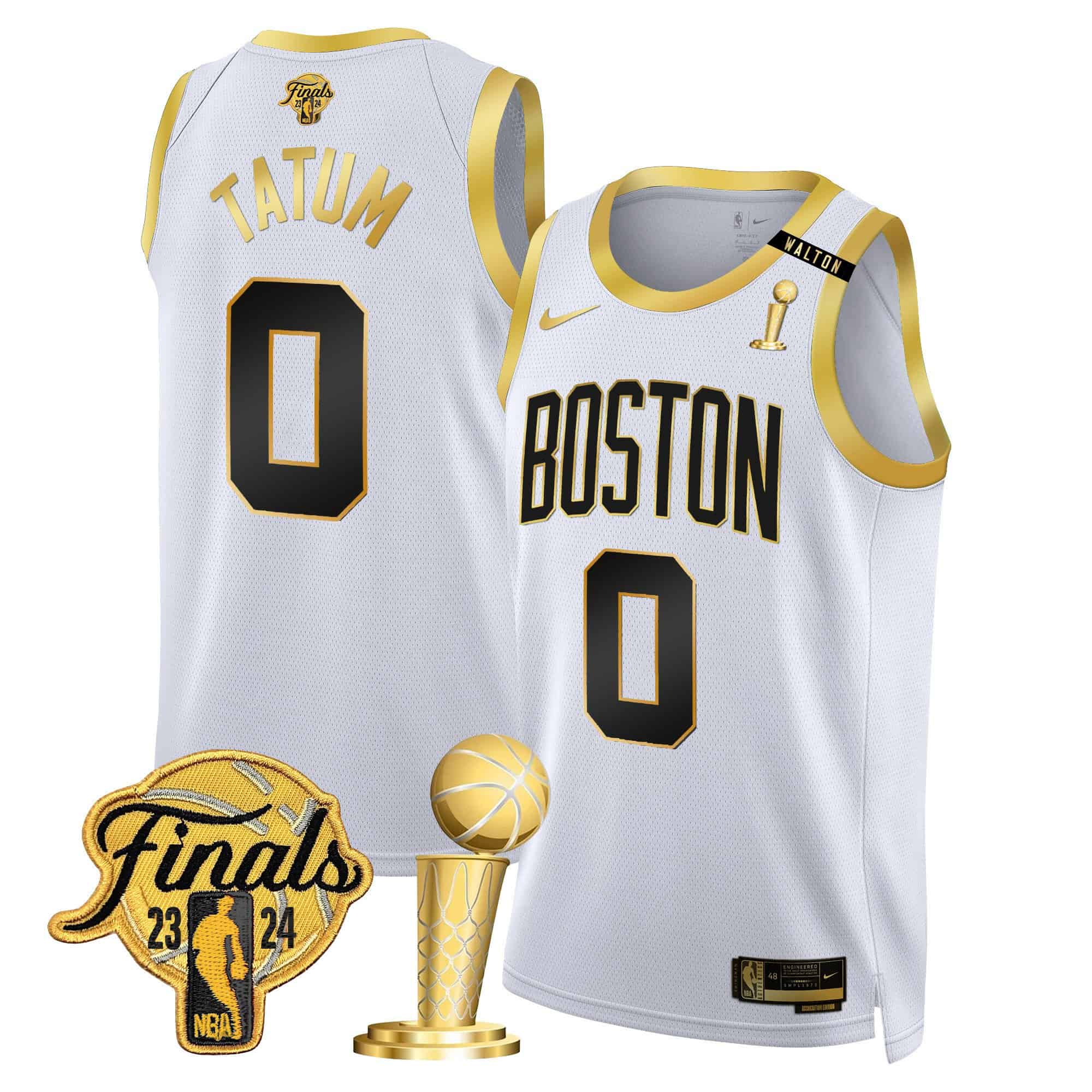 Men’s Boston Celtics 2024 Final & Patch Swingman Jersey V2 – All Stitched