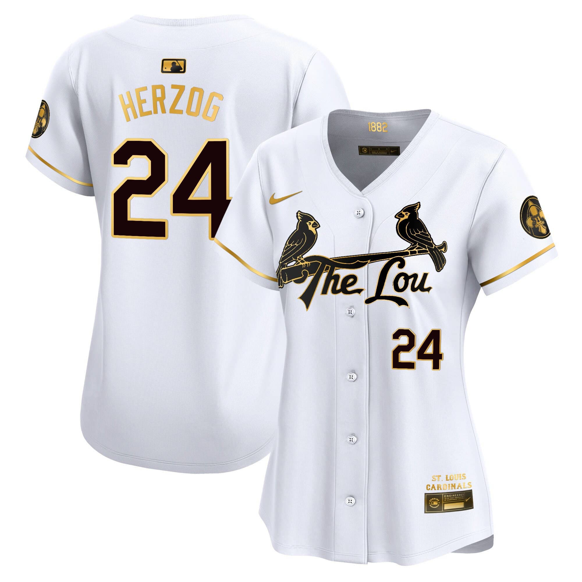 Women’s St. Louis Cardinals 2024 City Connect Vapor Premier Limited Jersey – All Stitched
