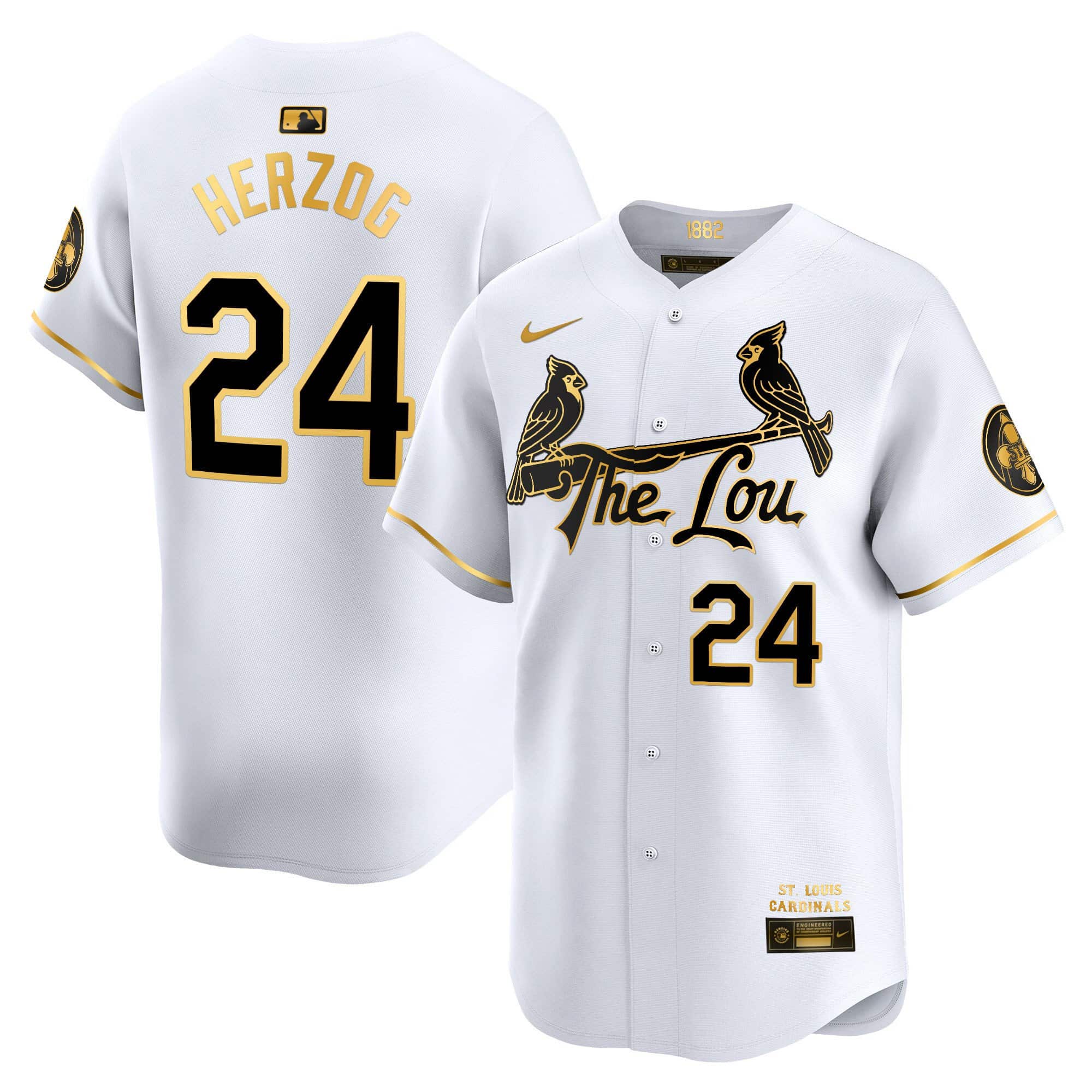 Men’s St. Louis Cardinals 2024 City Connect Vapor Premier Limited Jersey – All Stitched