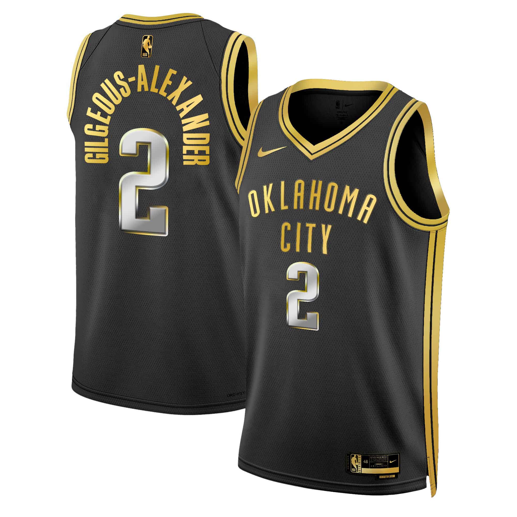 Men’s Oklahoma City Thunder Swingman Jersey – All Stitched