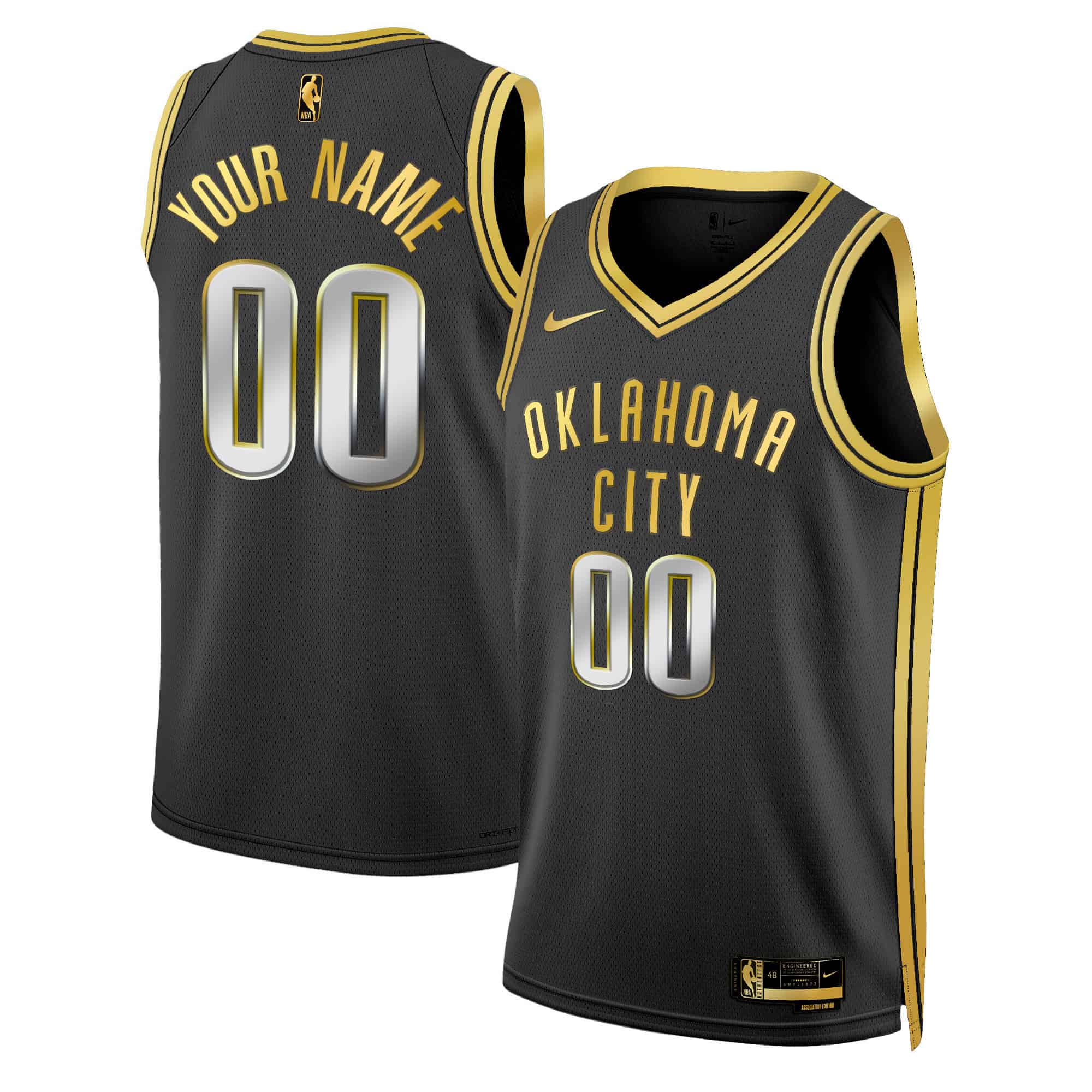 Oklahoma City Thunder Swingman Custom Jersey – All Stitched