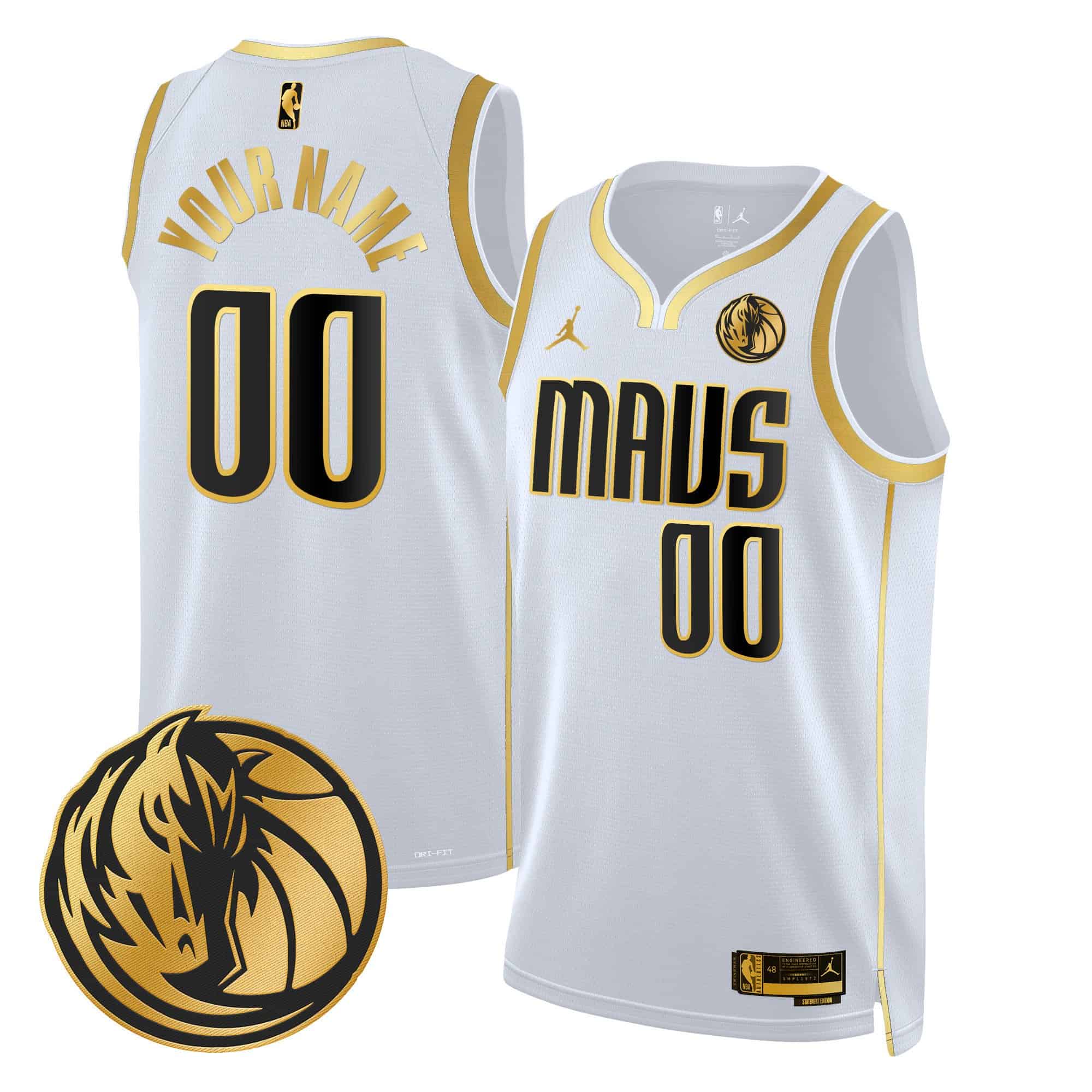 Dallas Mavericks Swingman Custom Jersey V2 – All Stitched