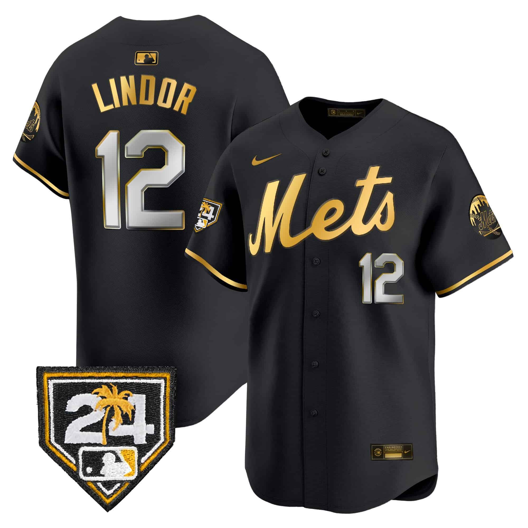 Men’s New York Mets 2024 Spring Training Vapor Premier Limited Jersey V2 – All Stitched