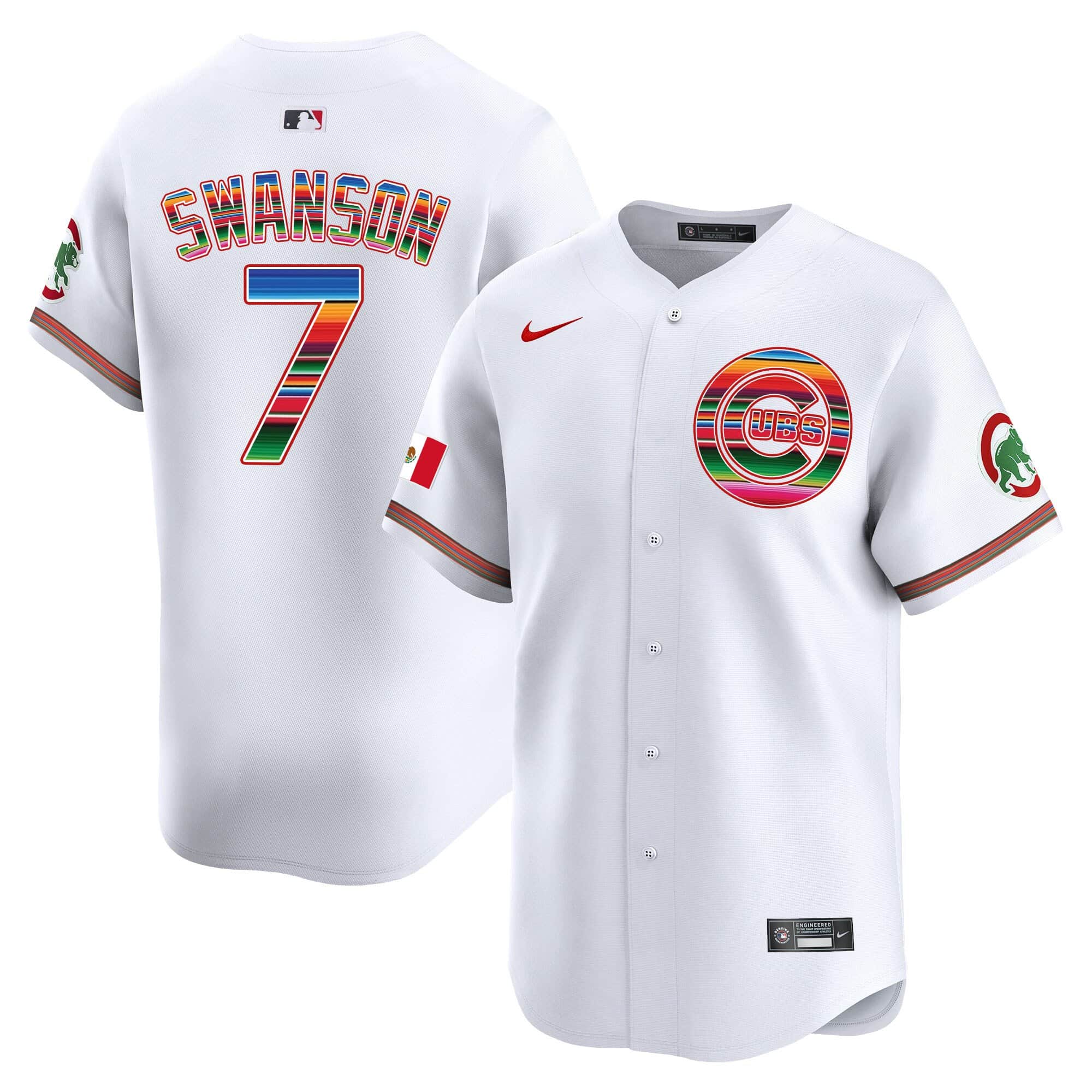 Men’s Chicago Cubs Mexico Vapor Premier Limited Jersey – All Stitched