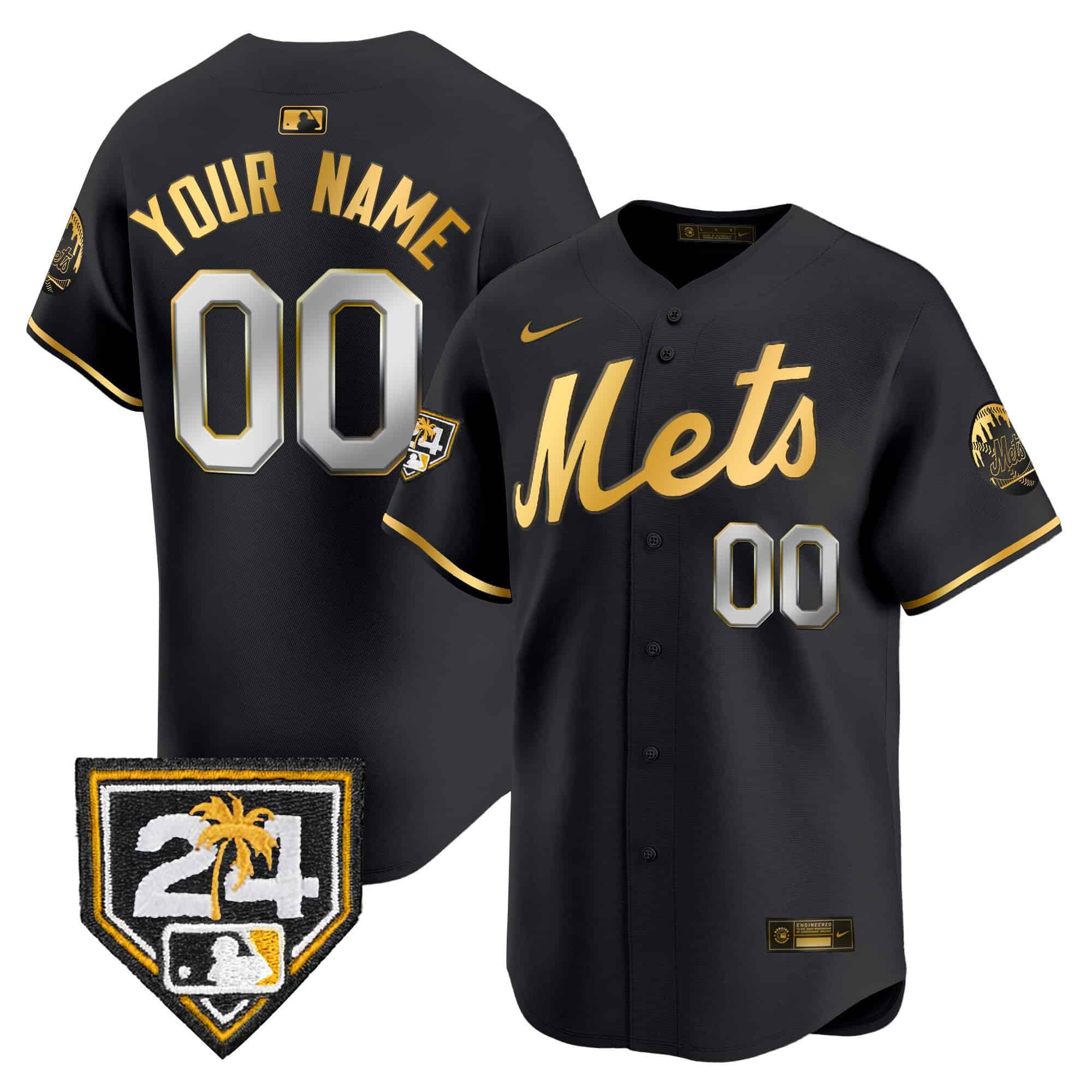 New York Mets 2024 Spring Training Vapor Premier Limited Custom Jersey V2 – All Stitched