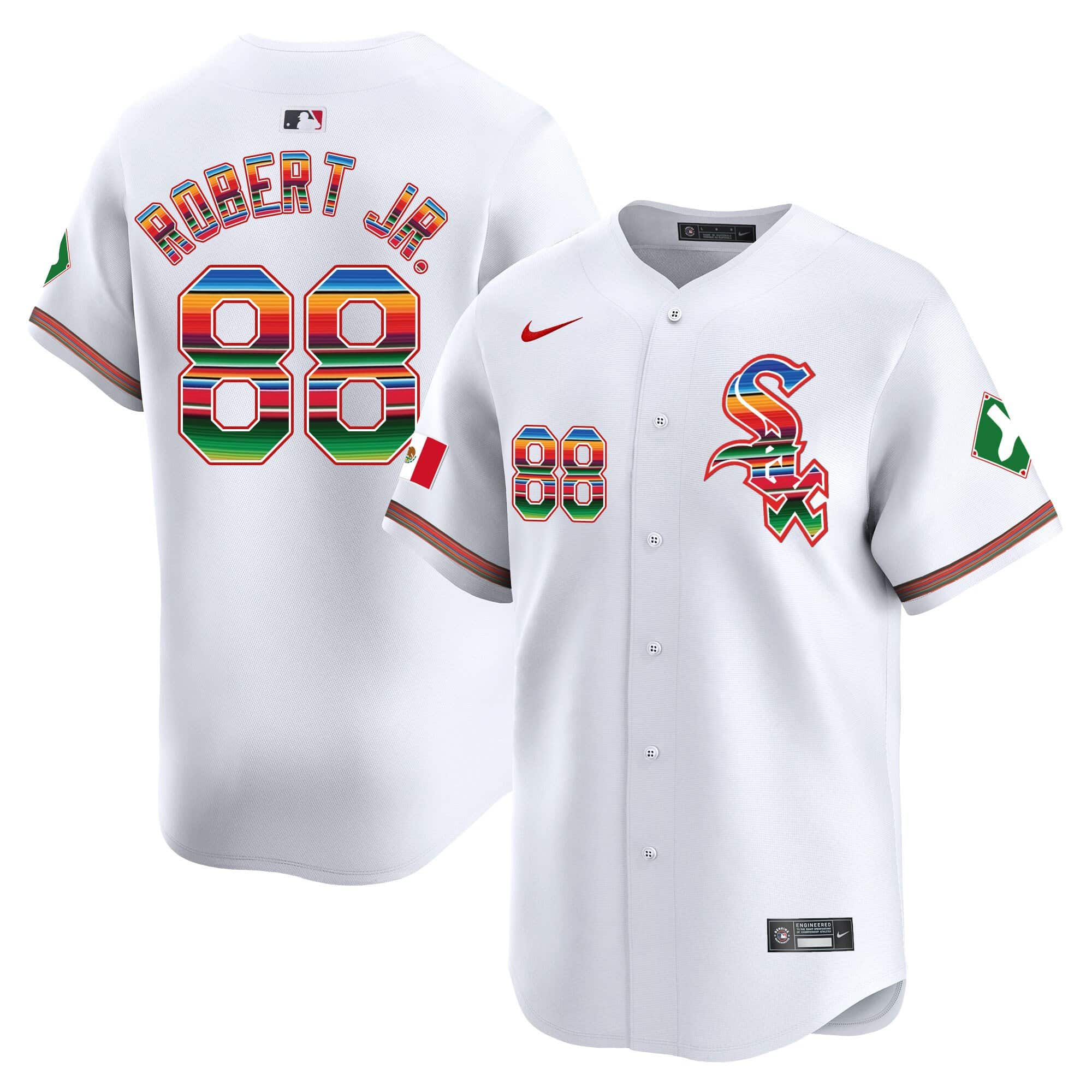 Men’s Chicago White Sox Mexico Vapor Premier Limited Jersey V2 – All Stitched