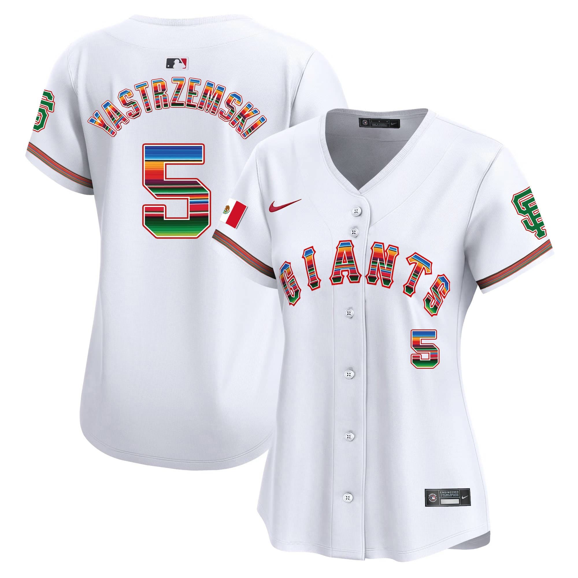 Women’s San Francisco Giants Mexico Vapor Premier Limited Jersey – All Stitched