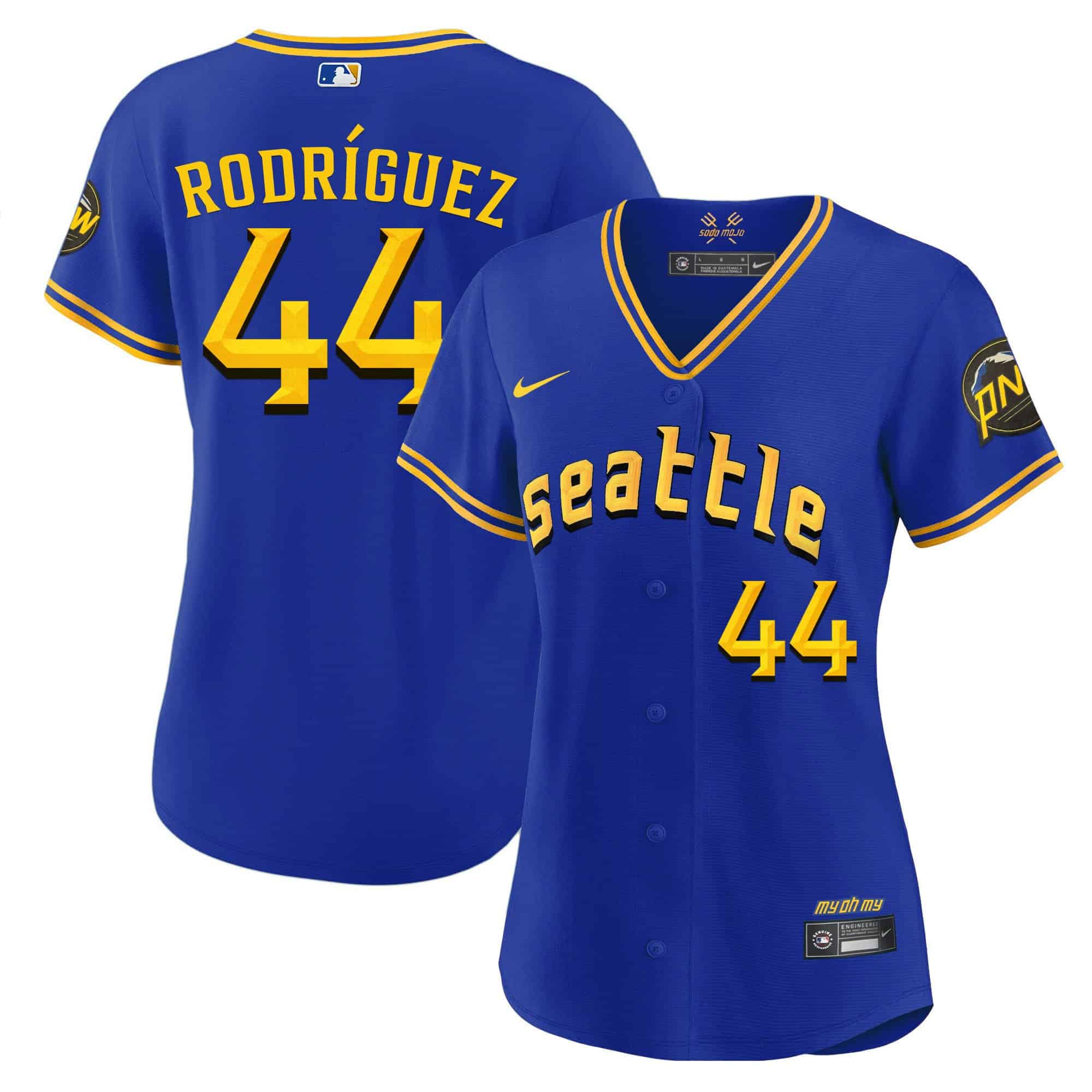 Women’s Seattle Mariners 2023 City Connect Fan Made Jersey – All Stitched