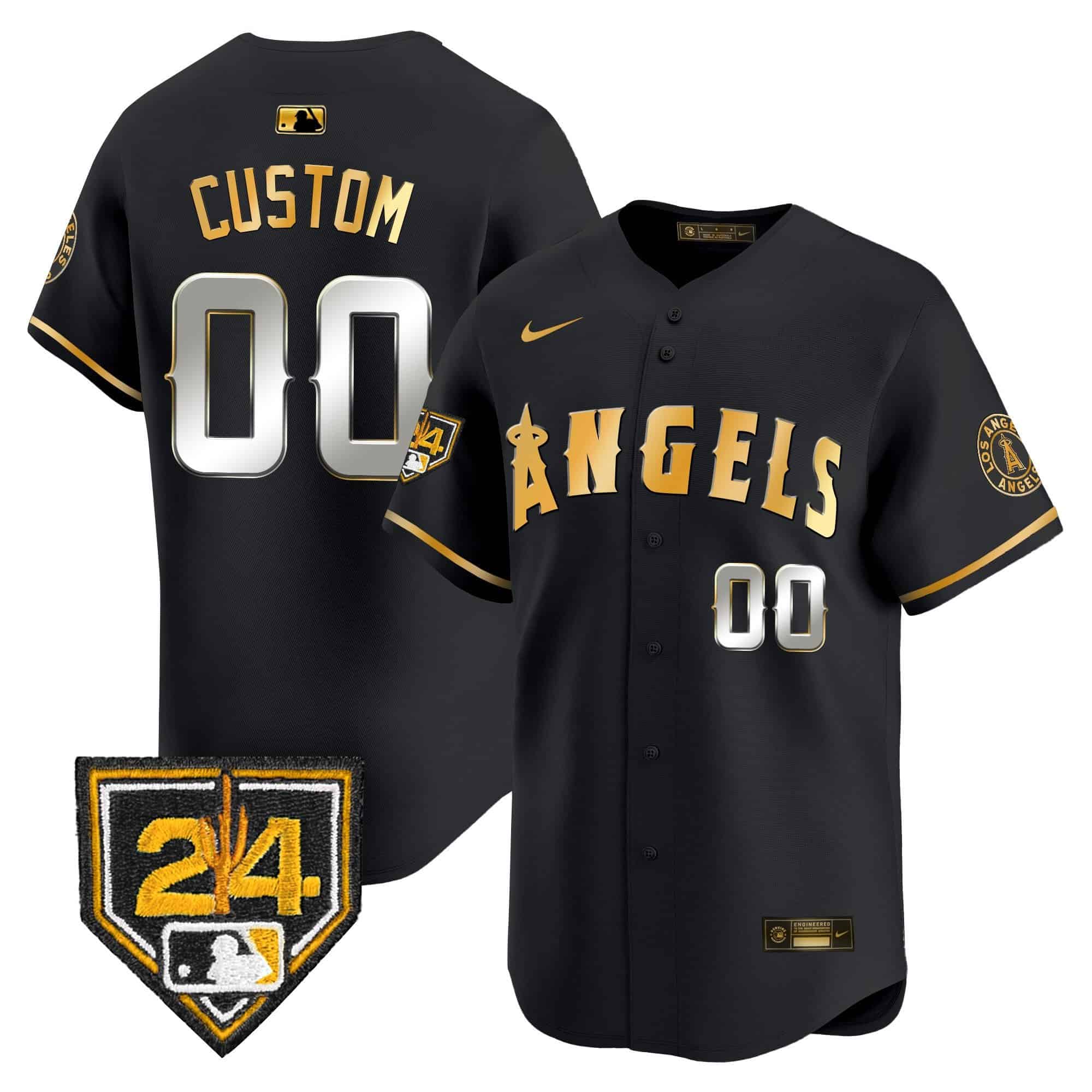 Los Angeles Angels 2024 Spring Training Patch Vapor Premier Limited Custom Jersey – All Stitched