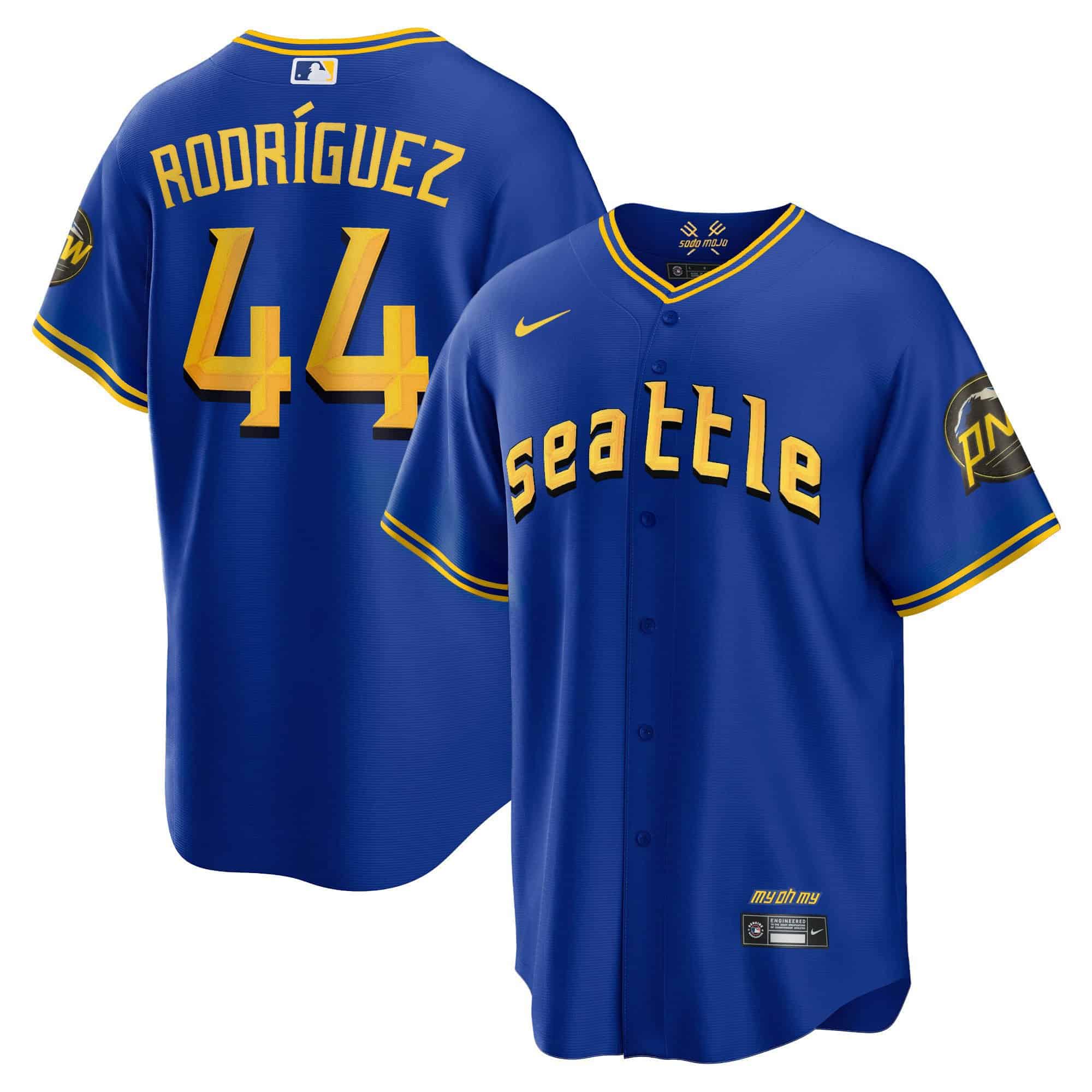 Men’s Seattle Mariners 2023 City Connect Collection Jersey – All Stitched