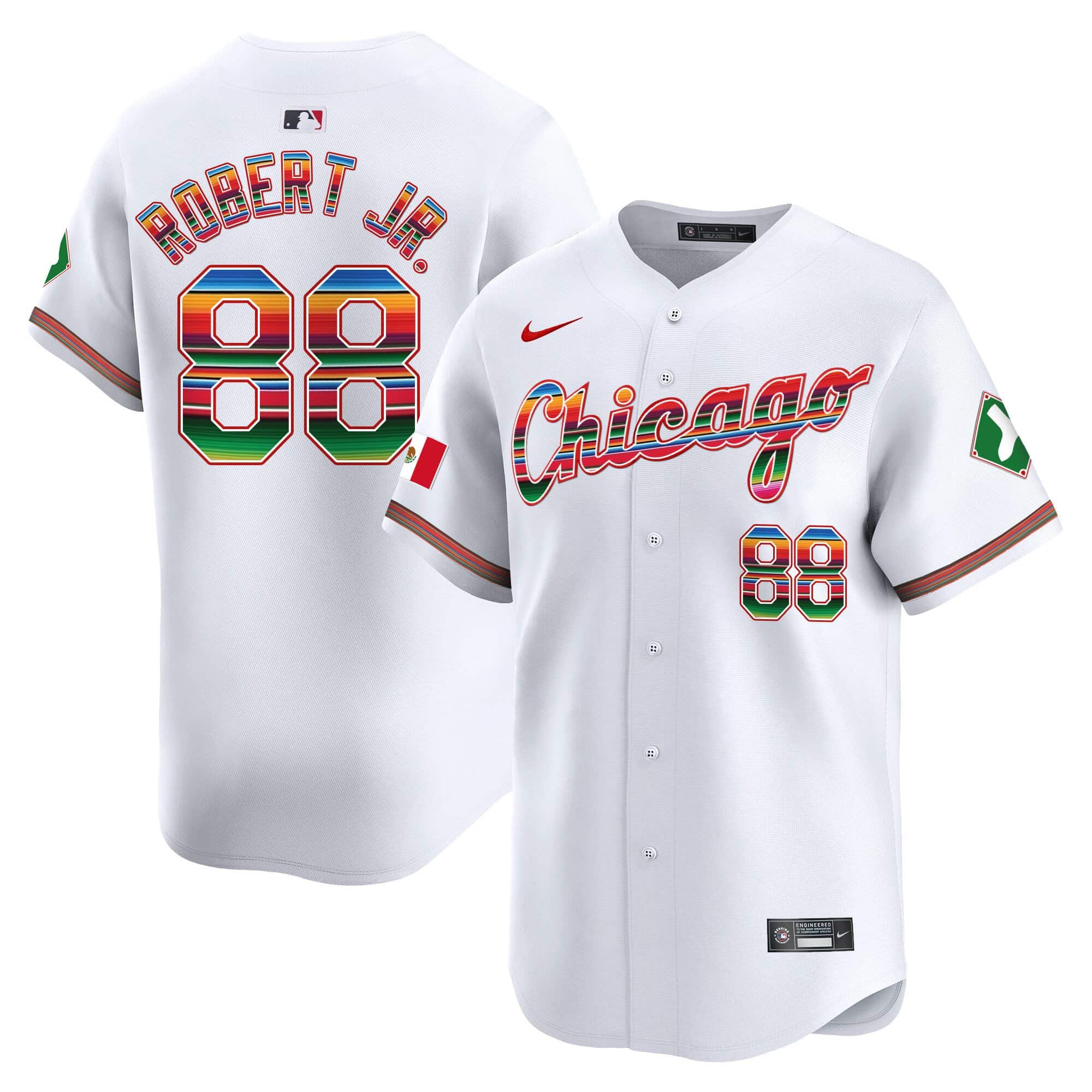 Men’s Chicago White Sox Mexico Vapor Premier Limited Jersey V3 – All Stitched