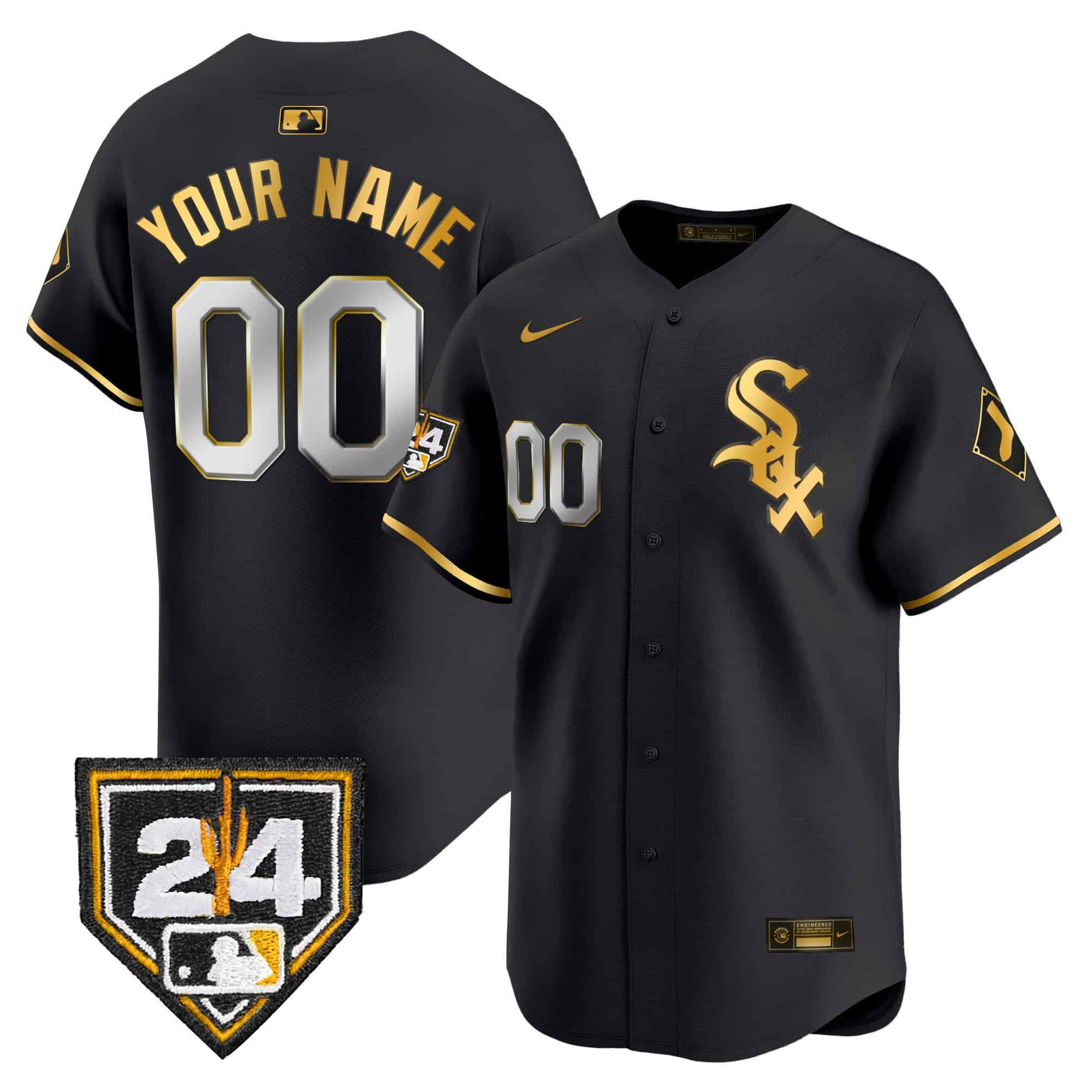 Chicago White Sox 2024 Spring Training Patch Vapor Premier Limited Custom Jersey – All Stitched