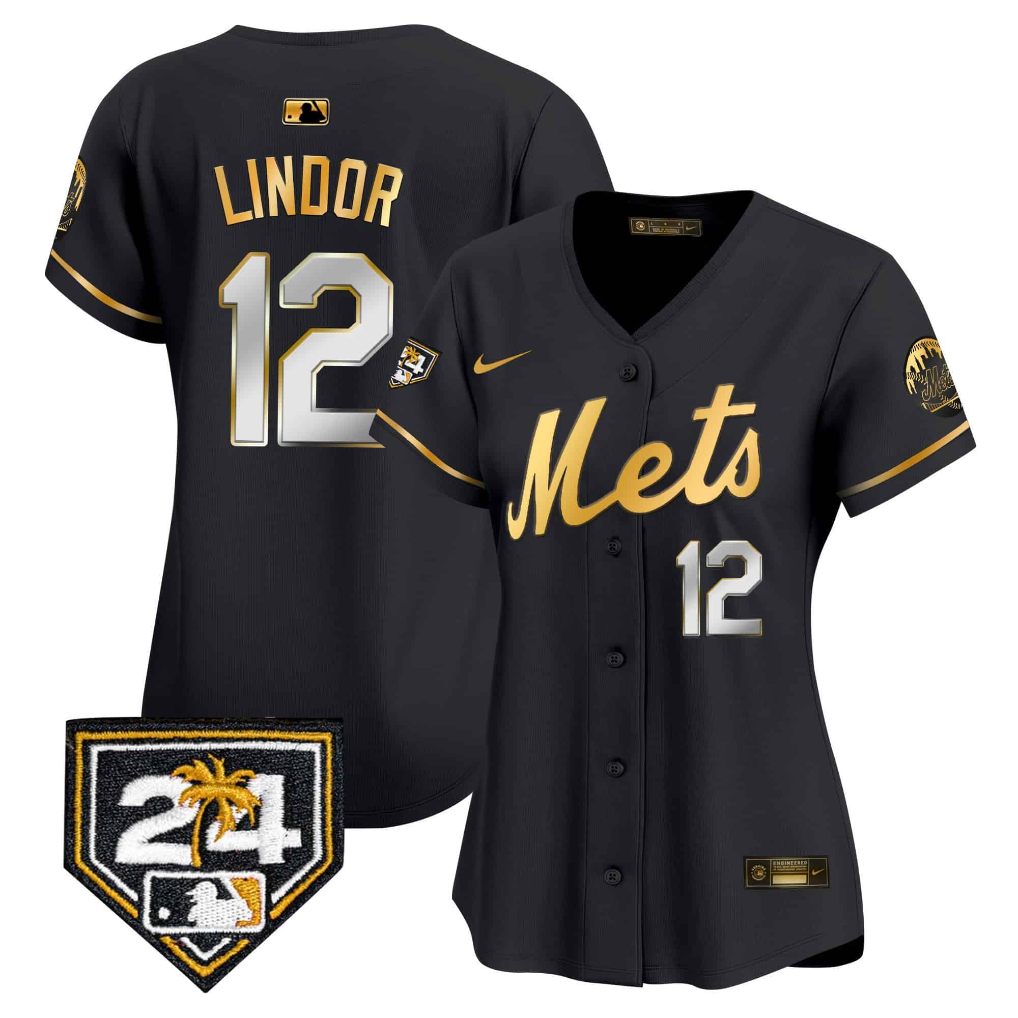 Women’s New York Mets 2024 Spring Training Vapor Premier Limited Jersey V2 – All Stitched