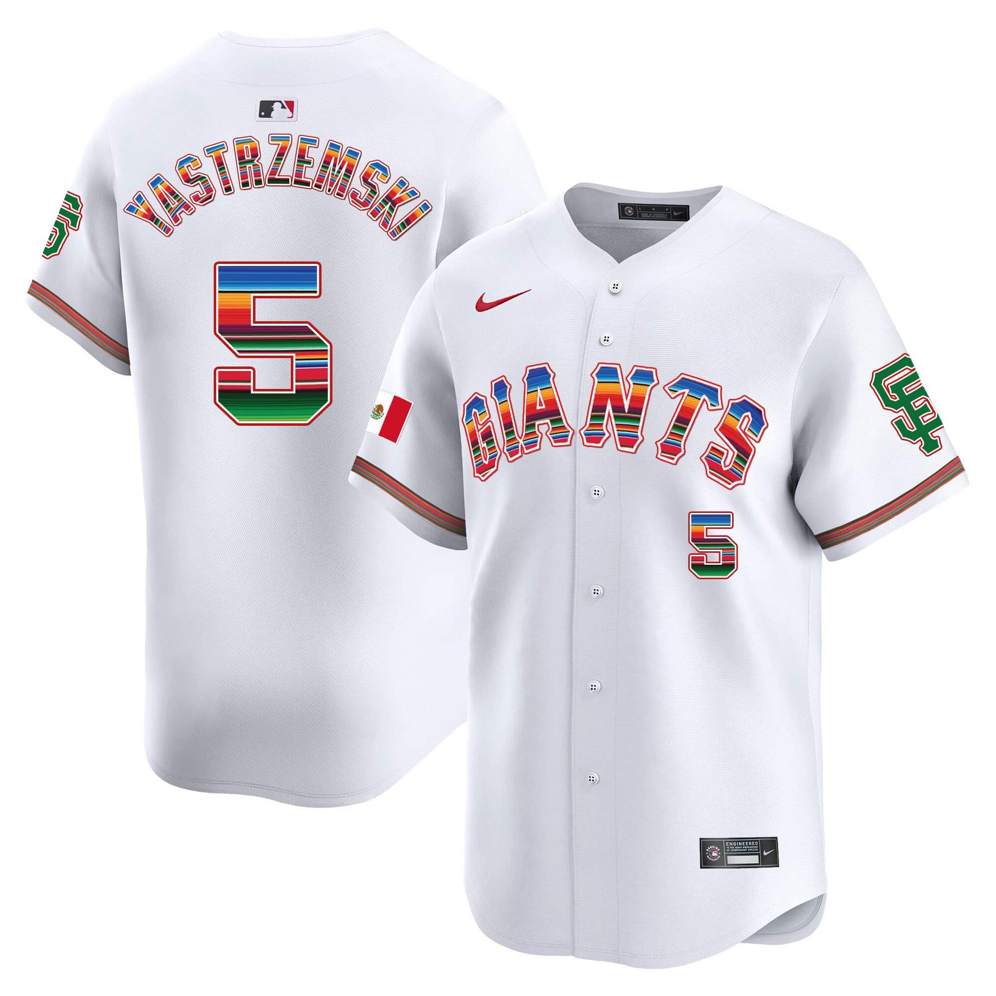 Men’s San Francisco Giants Mexico Vapor Premier Limited Jersey – All Stitched