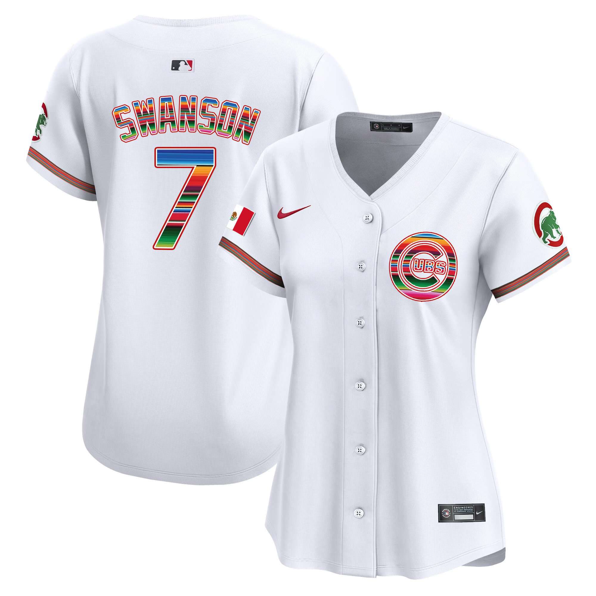 Women’s Chicago Cubs Mexico Vapor Premier Limited Jersey – All Stitched