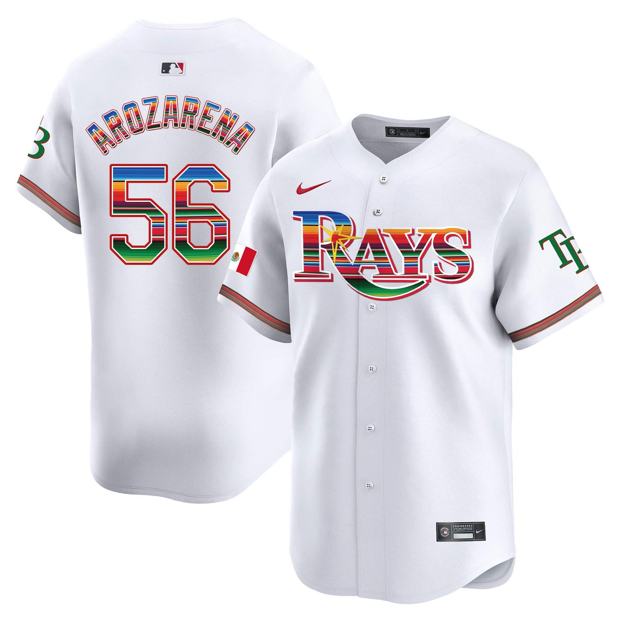 Men’s Tampa Bay Rays Mexico Vapor Premier Limited Jersey – All Stitched