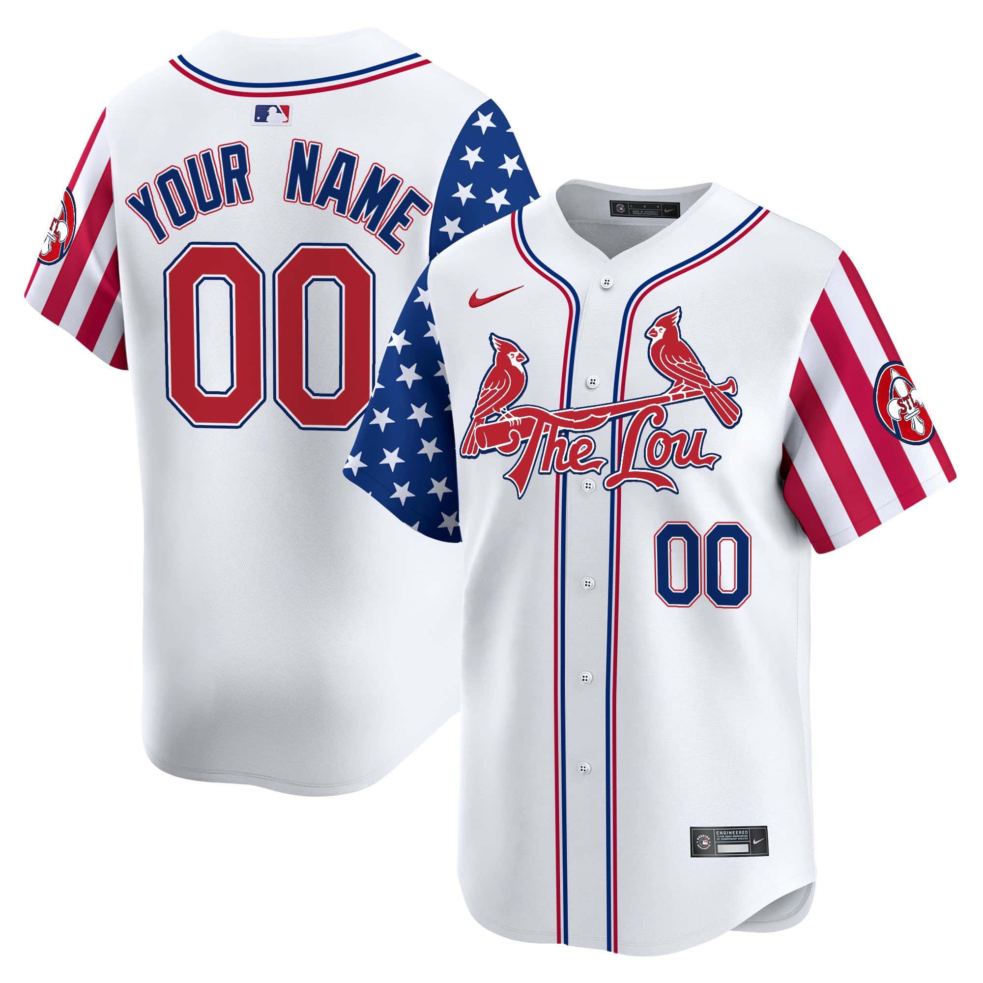 St. Louis Cardinals 2024 Independence Day Vapor Premier Limited Custom Jersey – All Stitched
