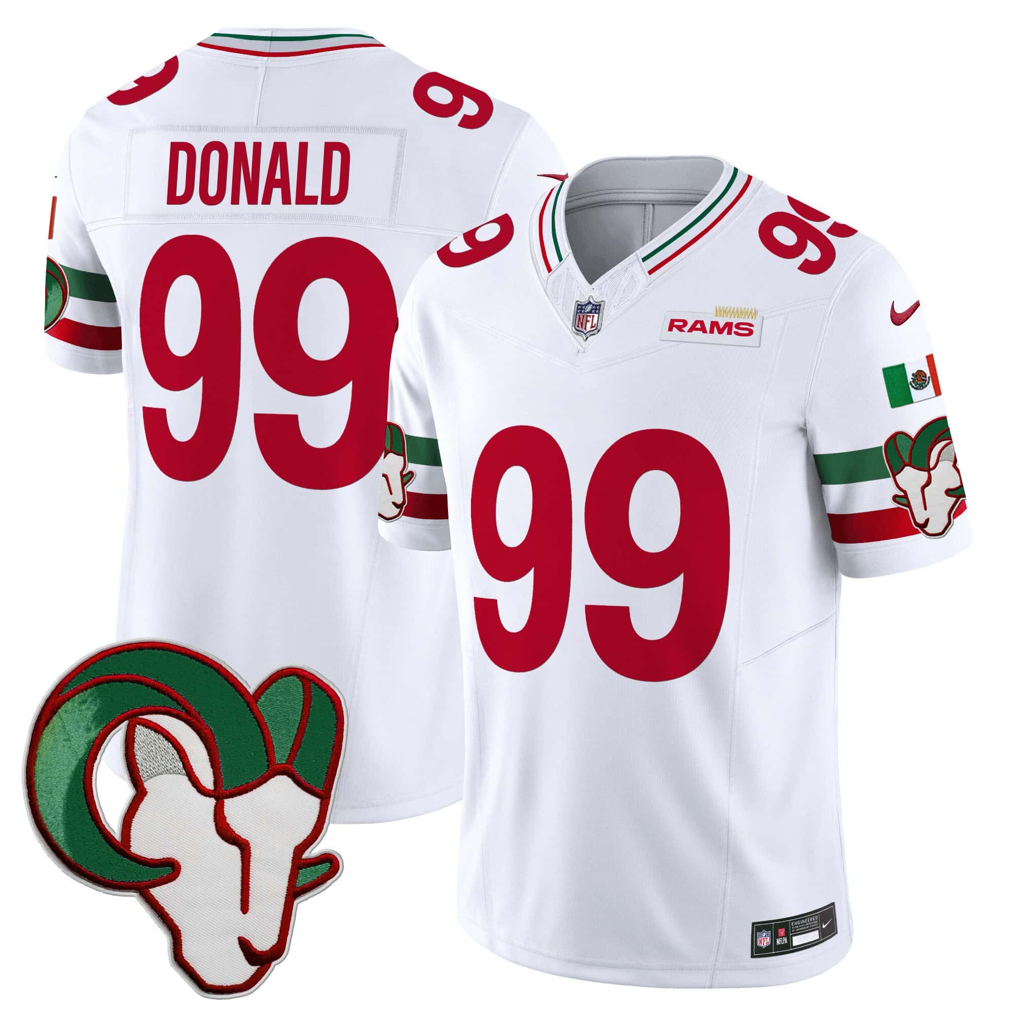 Men’s Rams Mexico Vapor Limited Jersey – All Stitched