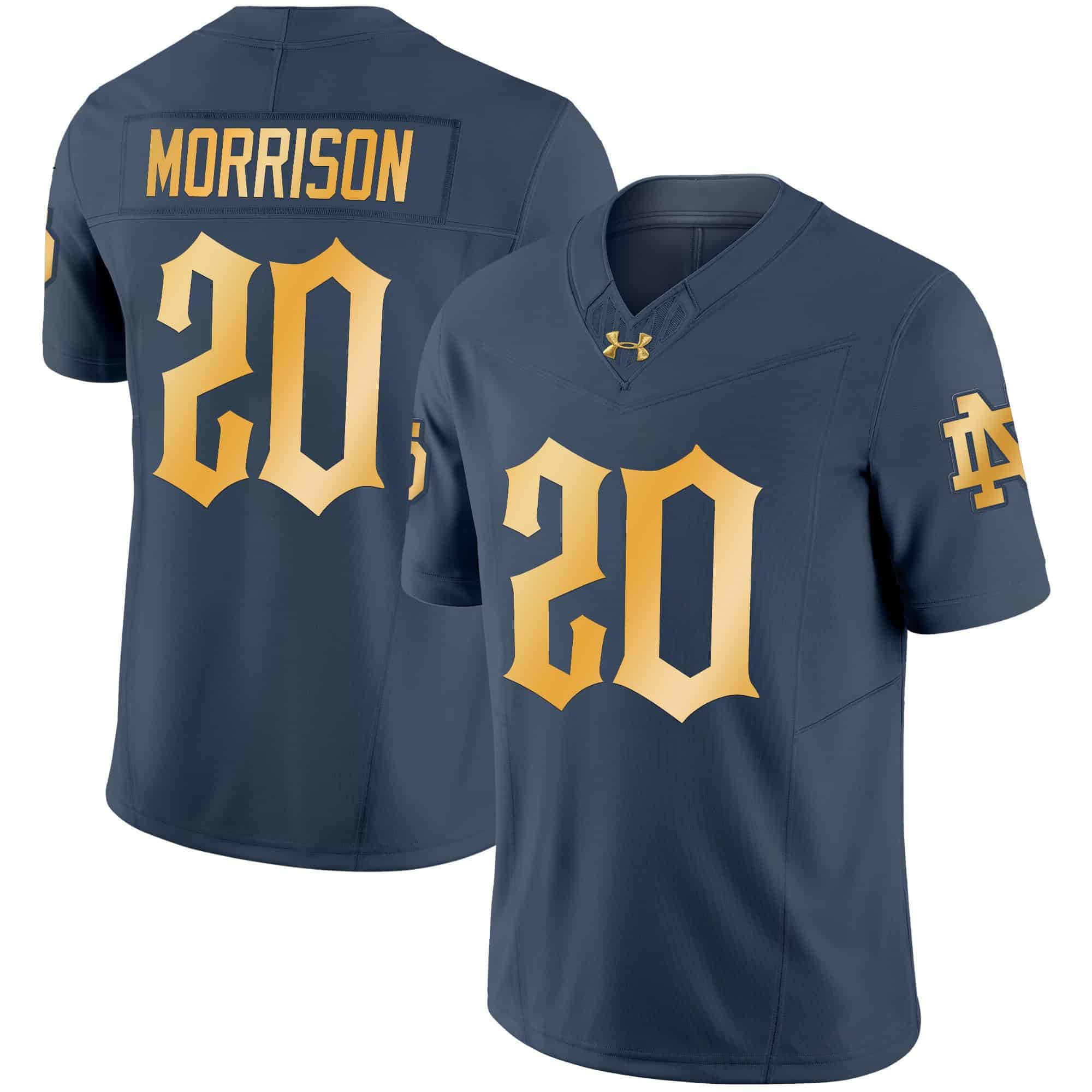 Men’s Notre Dame Fighting Irish 2024 Vapor Limited Jersey – All Stitched