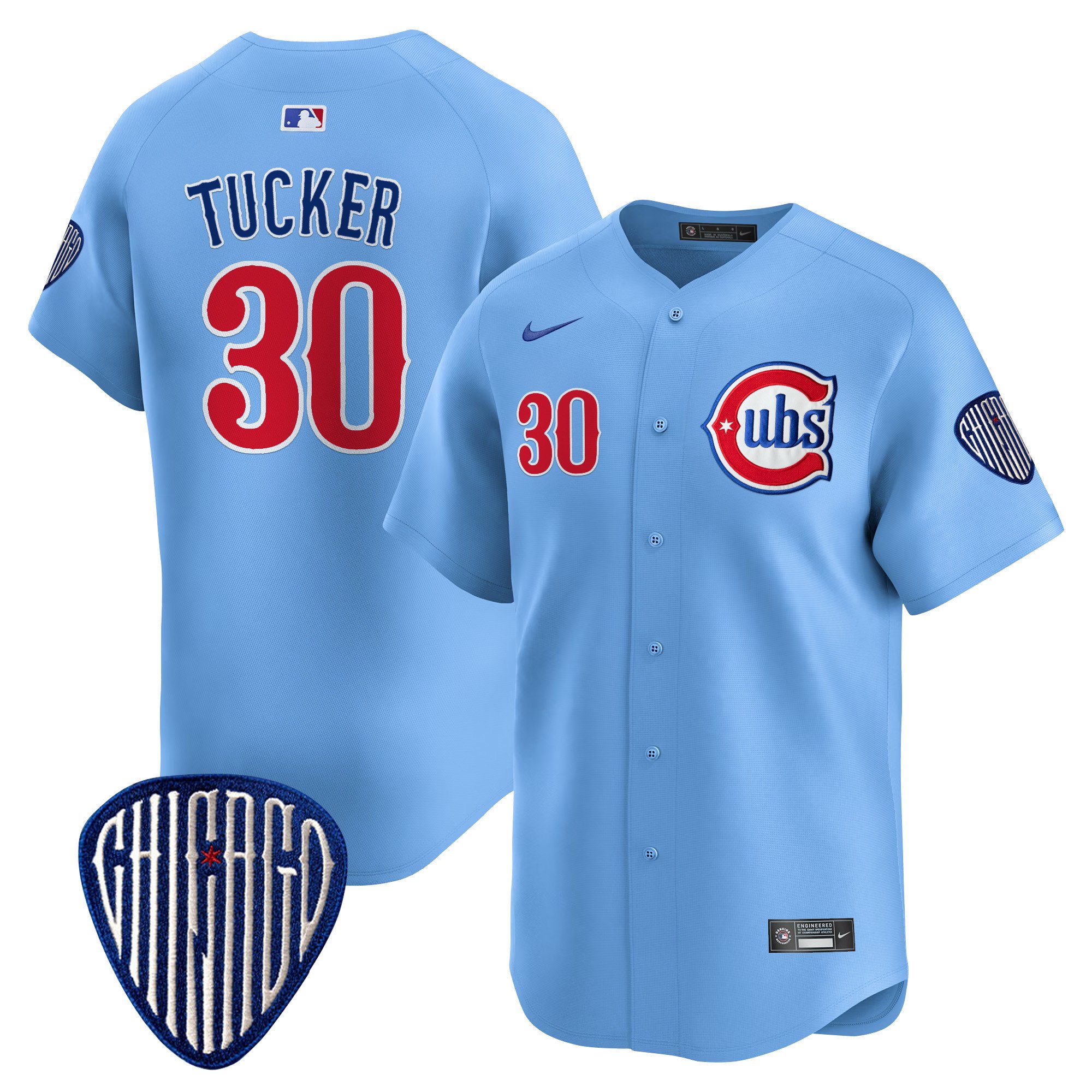 Men’s Chicago Cubs Blue Alternate Vapor Premier Limited Jersey – All Stitched