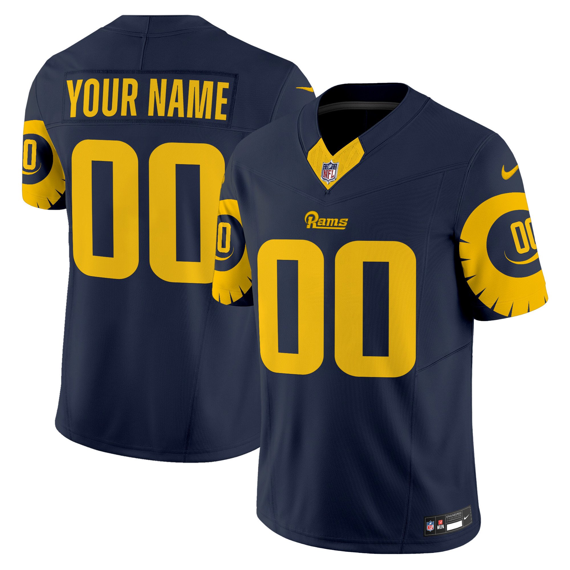 Rams Special Vapor Limited Custom Jersey – All Stitched