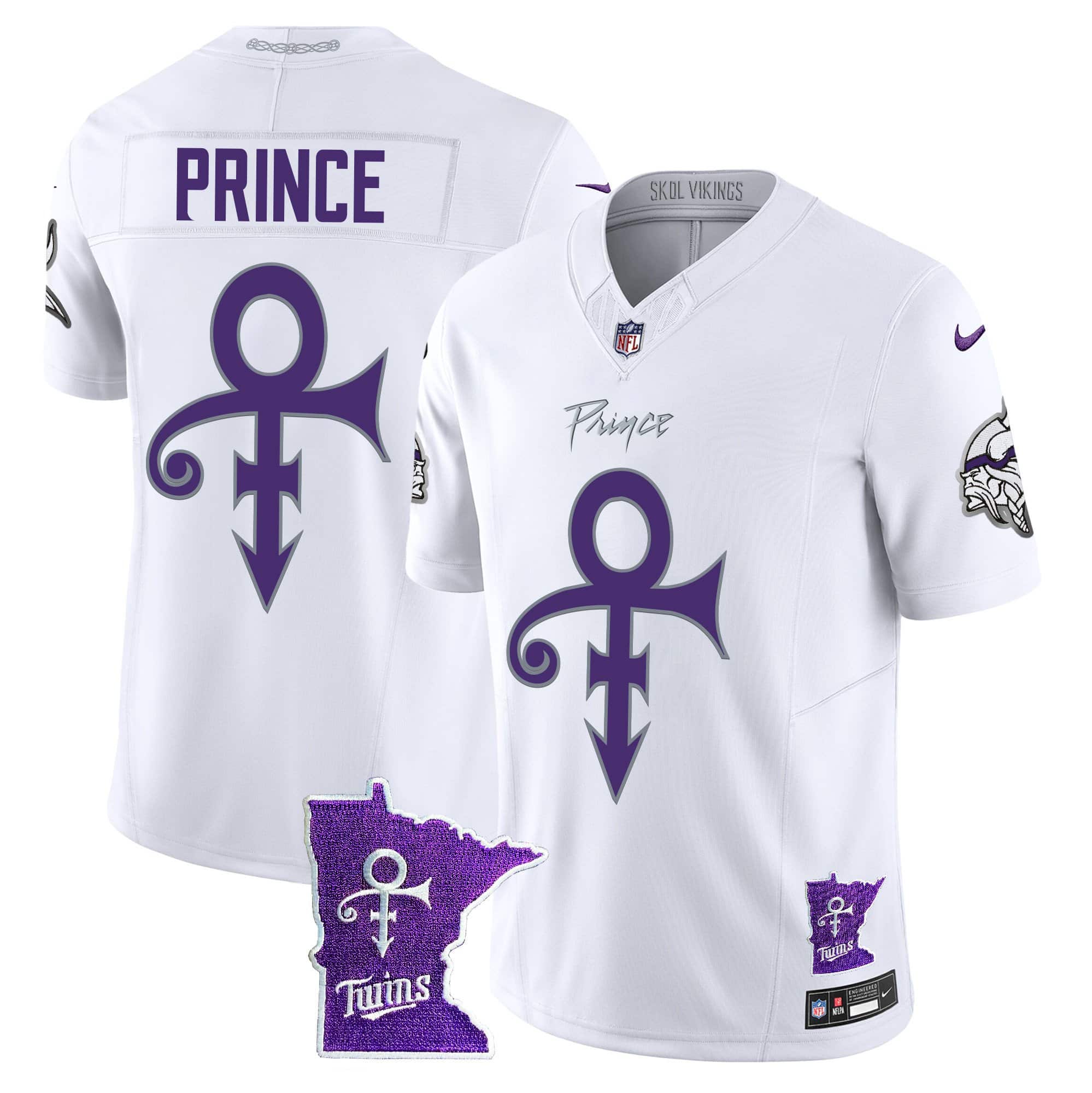 Men’s Minnesota Vikings 2024 Prince Vapor Limited Jersey V2 – All Stitched