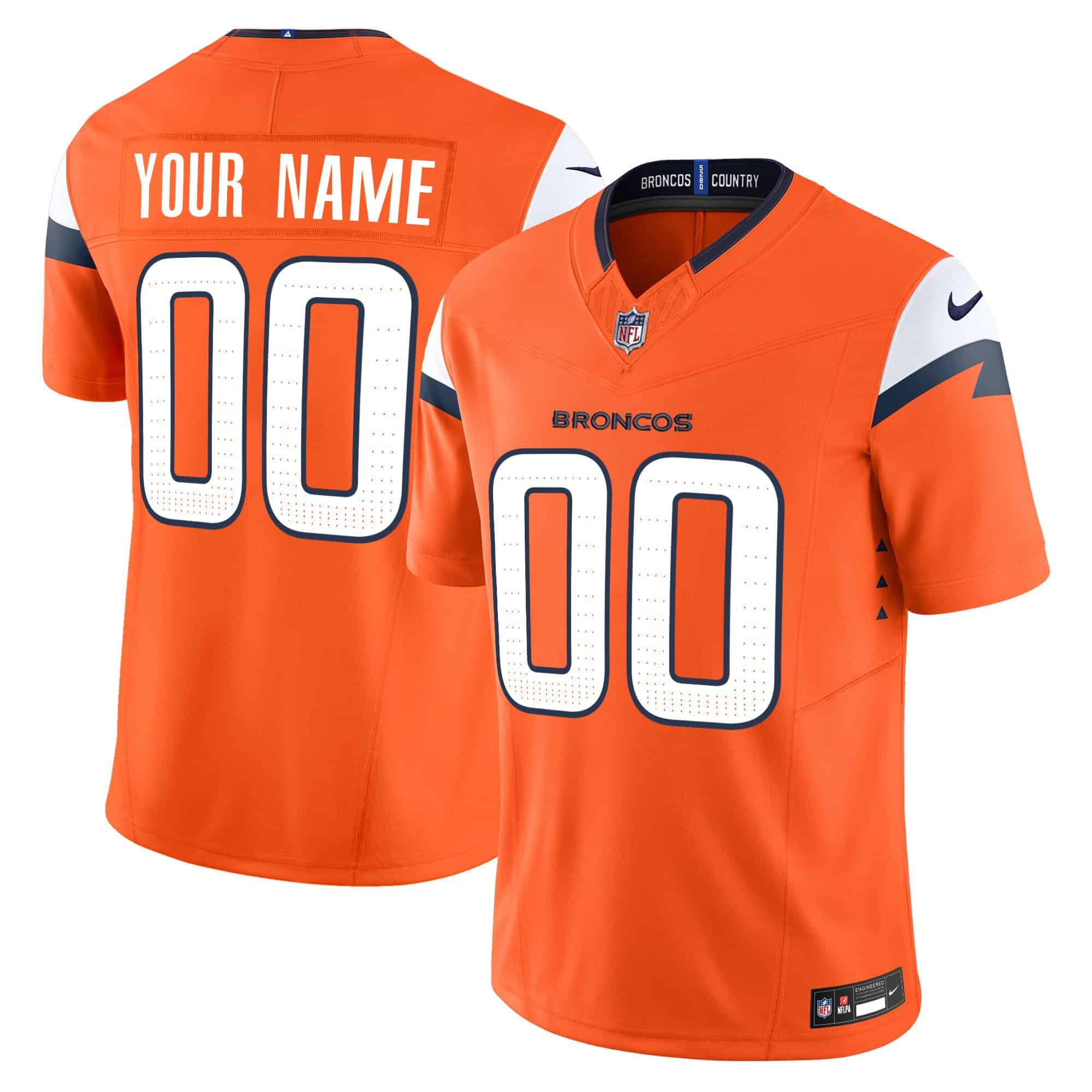 Denver Broncos 2024 Vapor Limited Custom Jersey – All Stitched