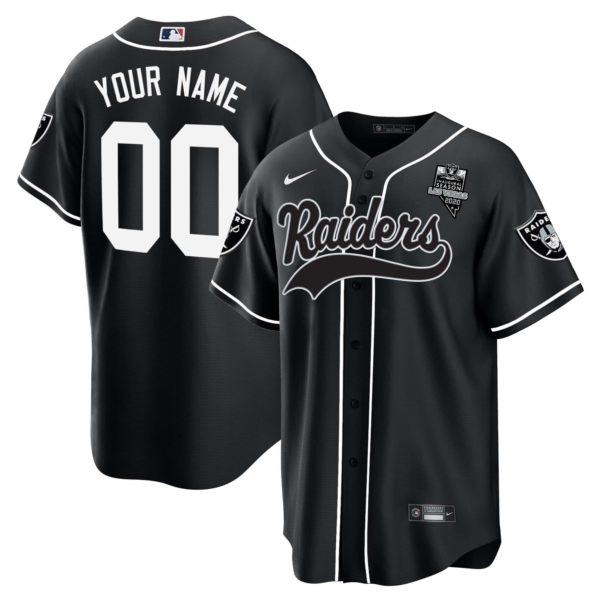 Raiders Baseball Custom Jersey – All Stitched