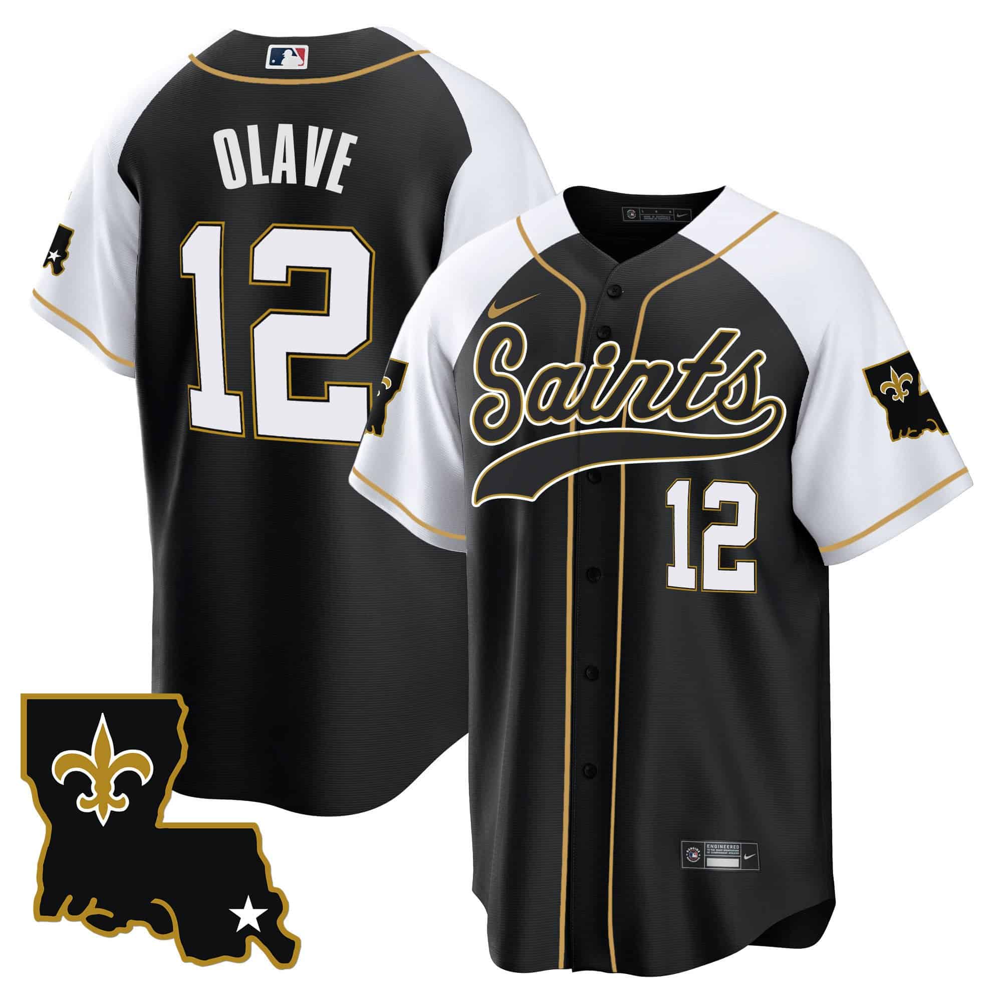 Men’s Saints 1987 Legacy Cool Base Jersey – All Stitched