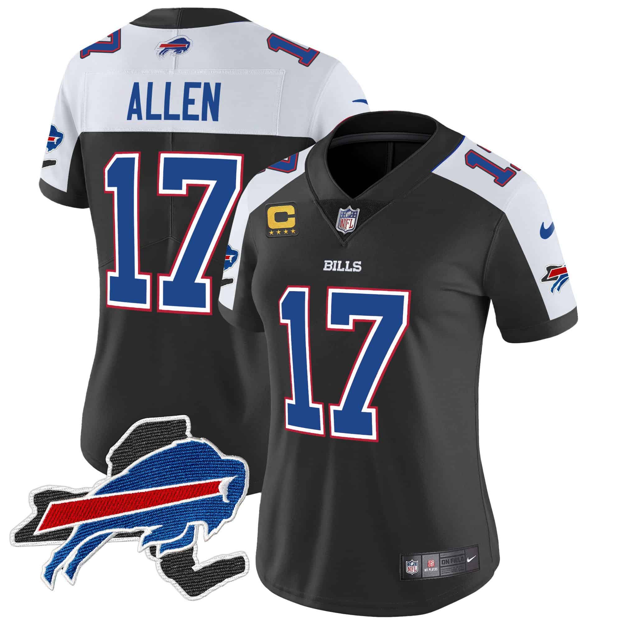 Women’s Bills New York Patch Vapor Limited Jersey – All Stitched