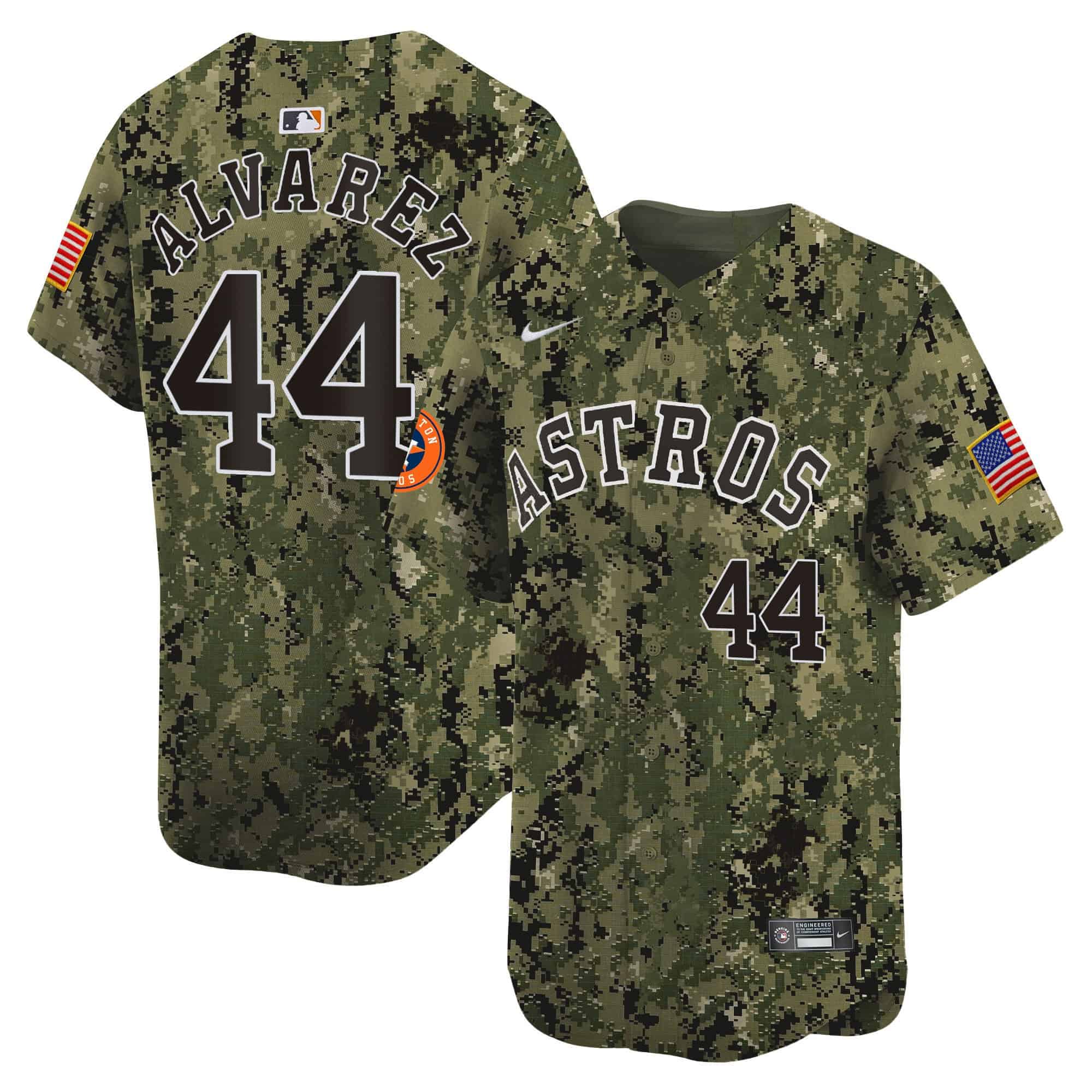 Men’s Houston Astros USMC Alternate Vapor Premier Limited Jersey – All Stitched