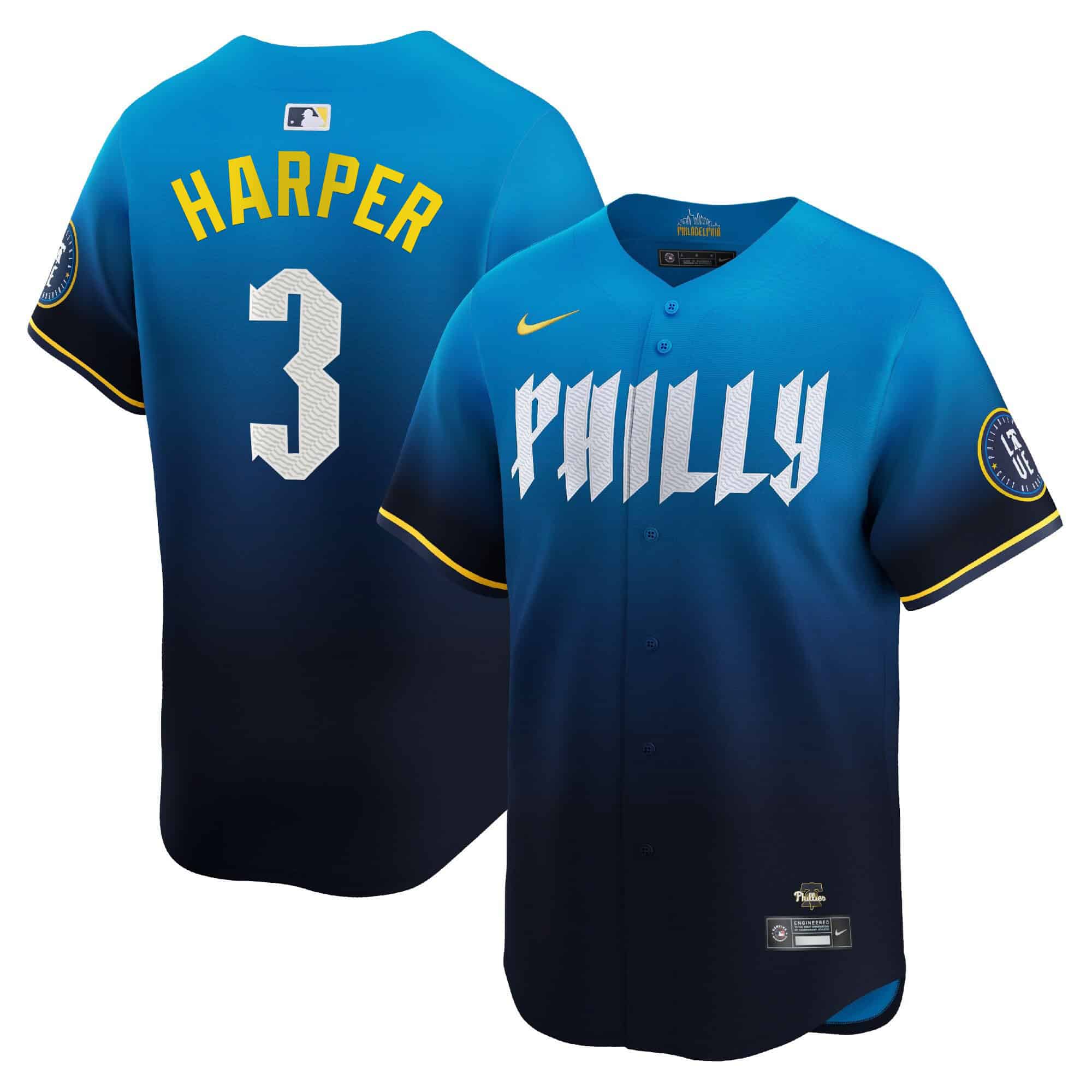 Men’s Phillies 2024 City Connect Vapor Premier Limited Jersey – All Stitched