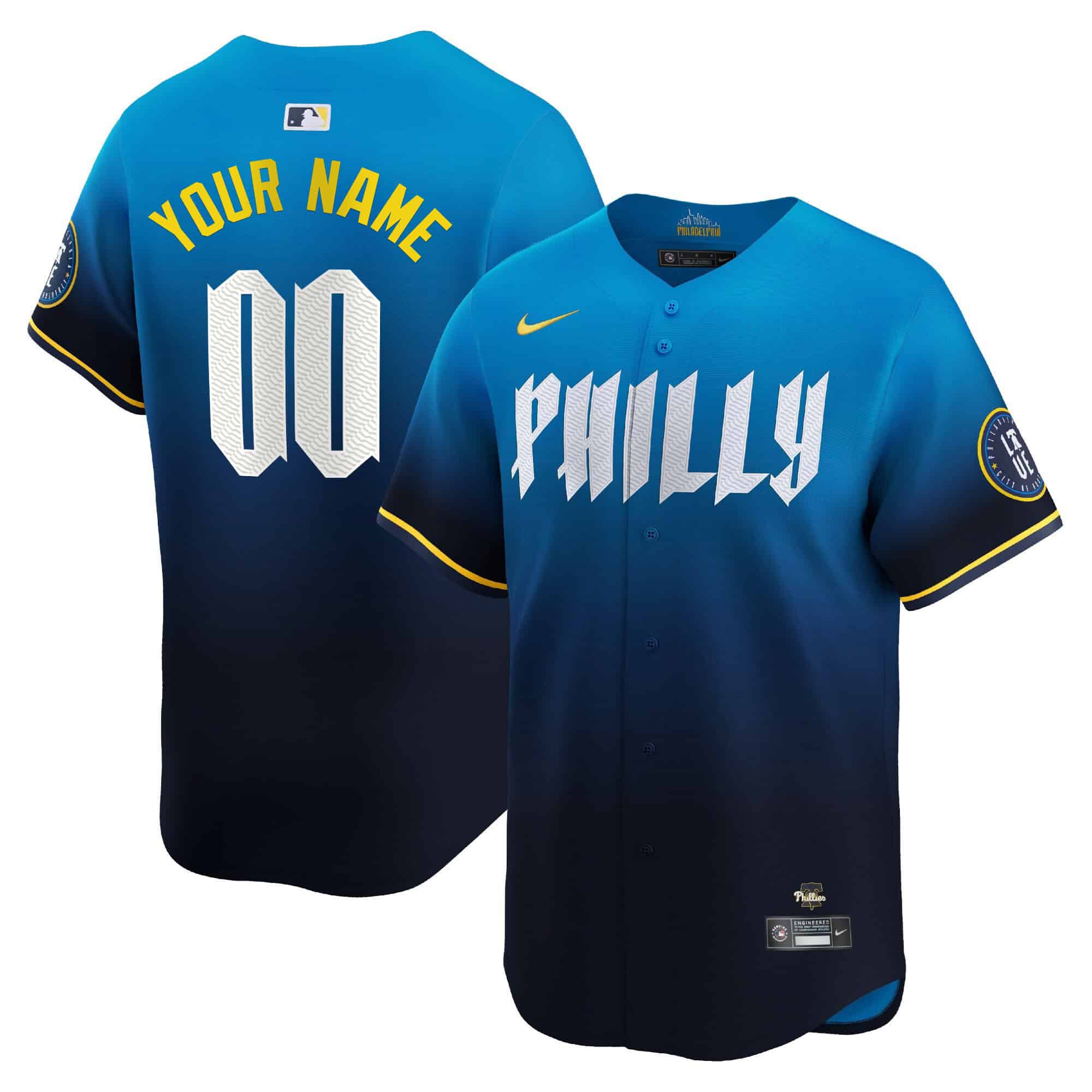 Phillies 2024 City Connect Vapor Premier Limited Custtom Jersey – All Stitched