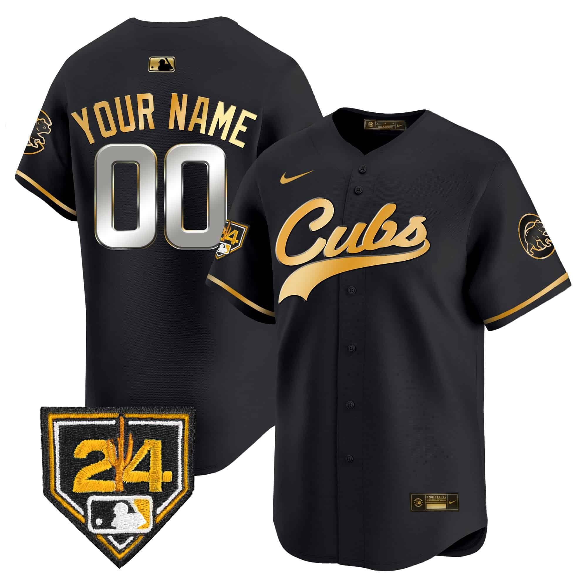 Chicago Cubs 2024 Spring Training Patch Vapor Premier Limited Custom Jersey – All Stitched