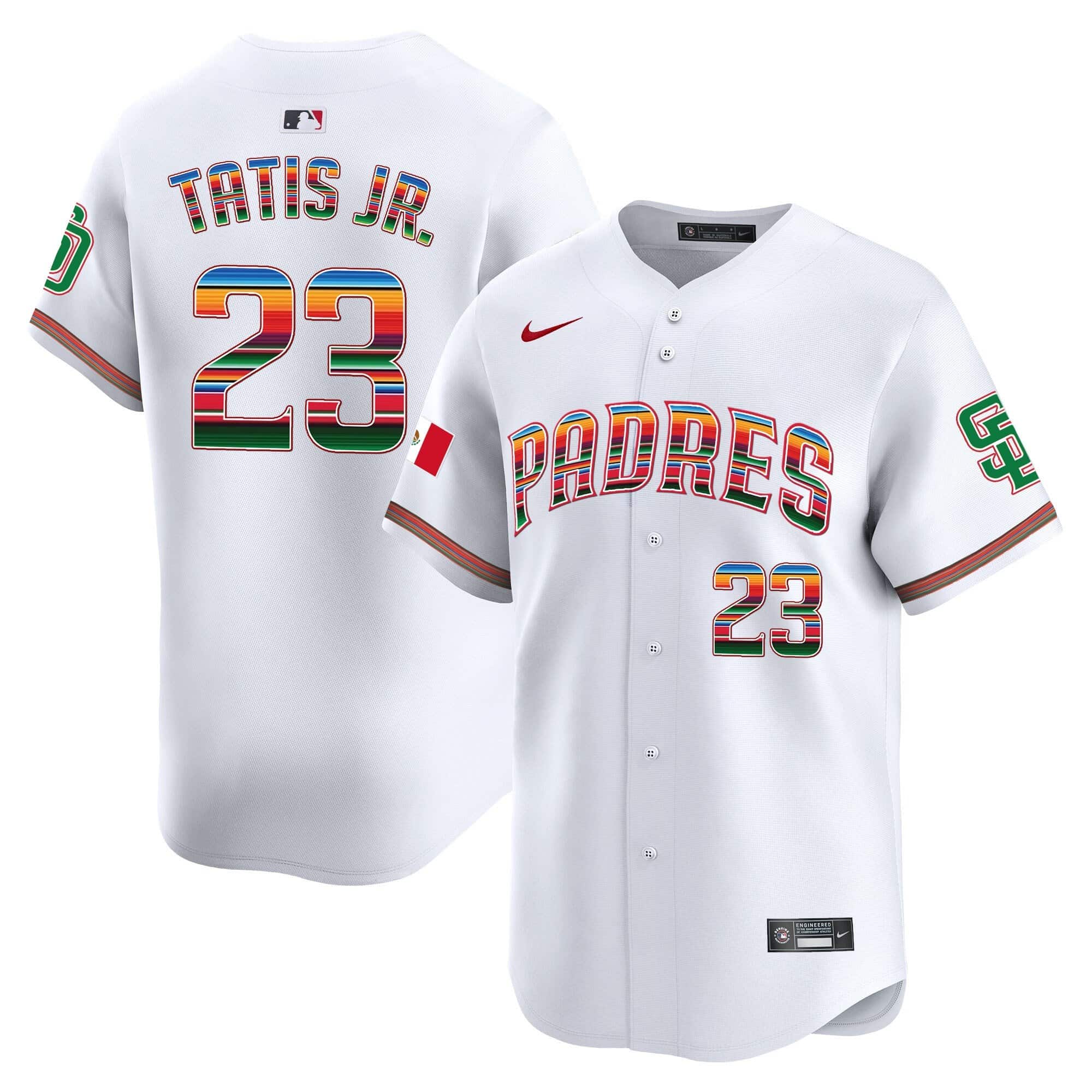 Men’s San Diego Padres Mexico Premier Limited Jersey – All Stitched