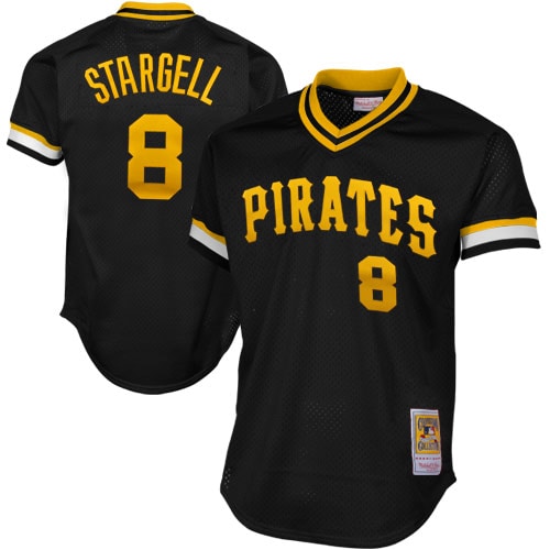 Willie Stargell Pittsburgh Pirates Mitchell & Ness 1982 Authentic Cooperstown Collection Mesh Batting Practice Jersey
