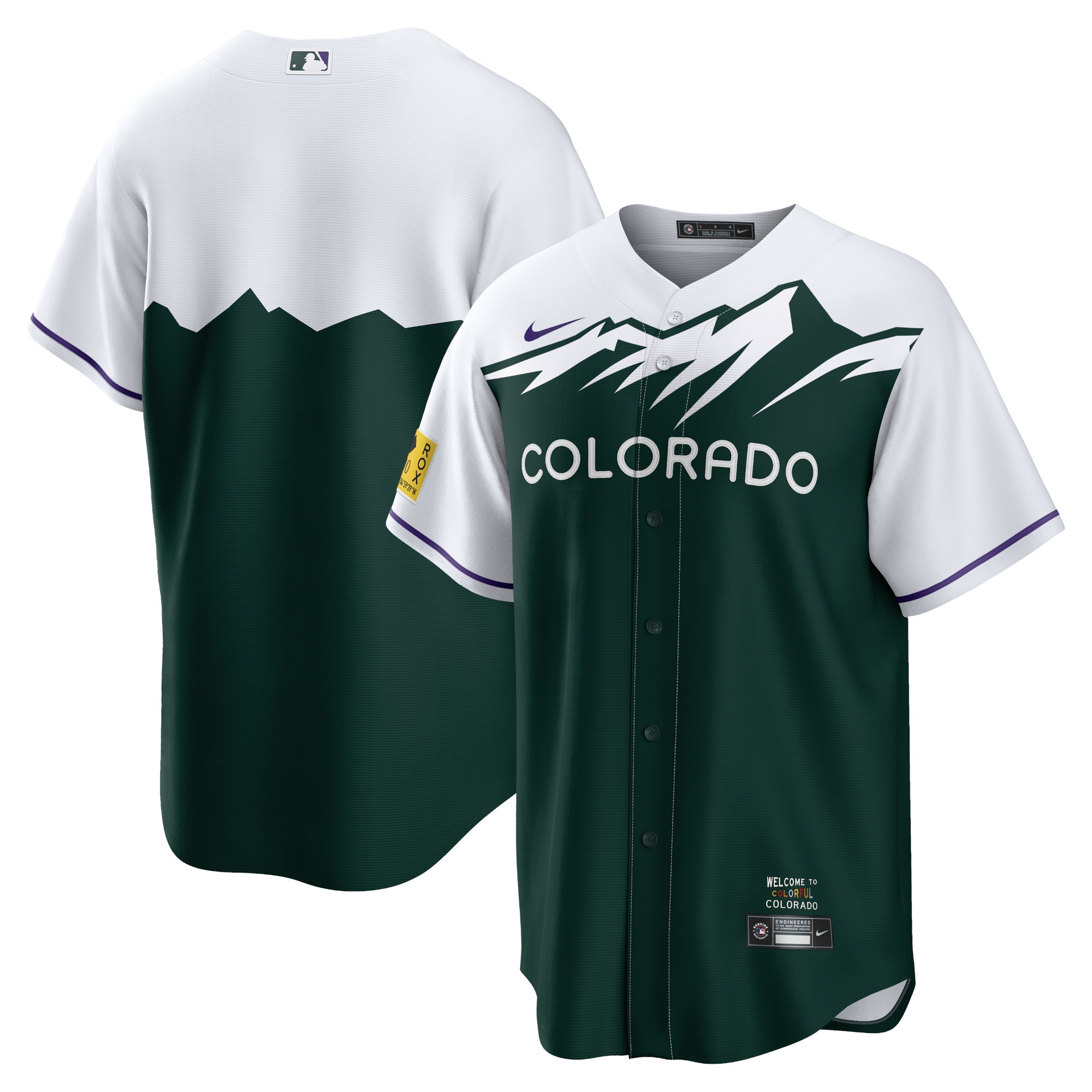 Colorado Rockies Nike City Connect Replica Team Jersey