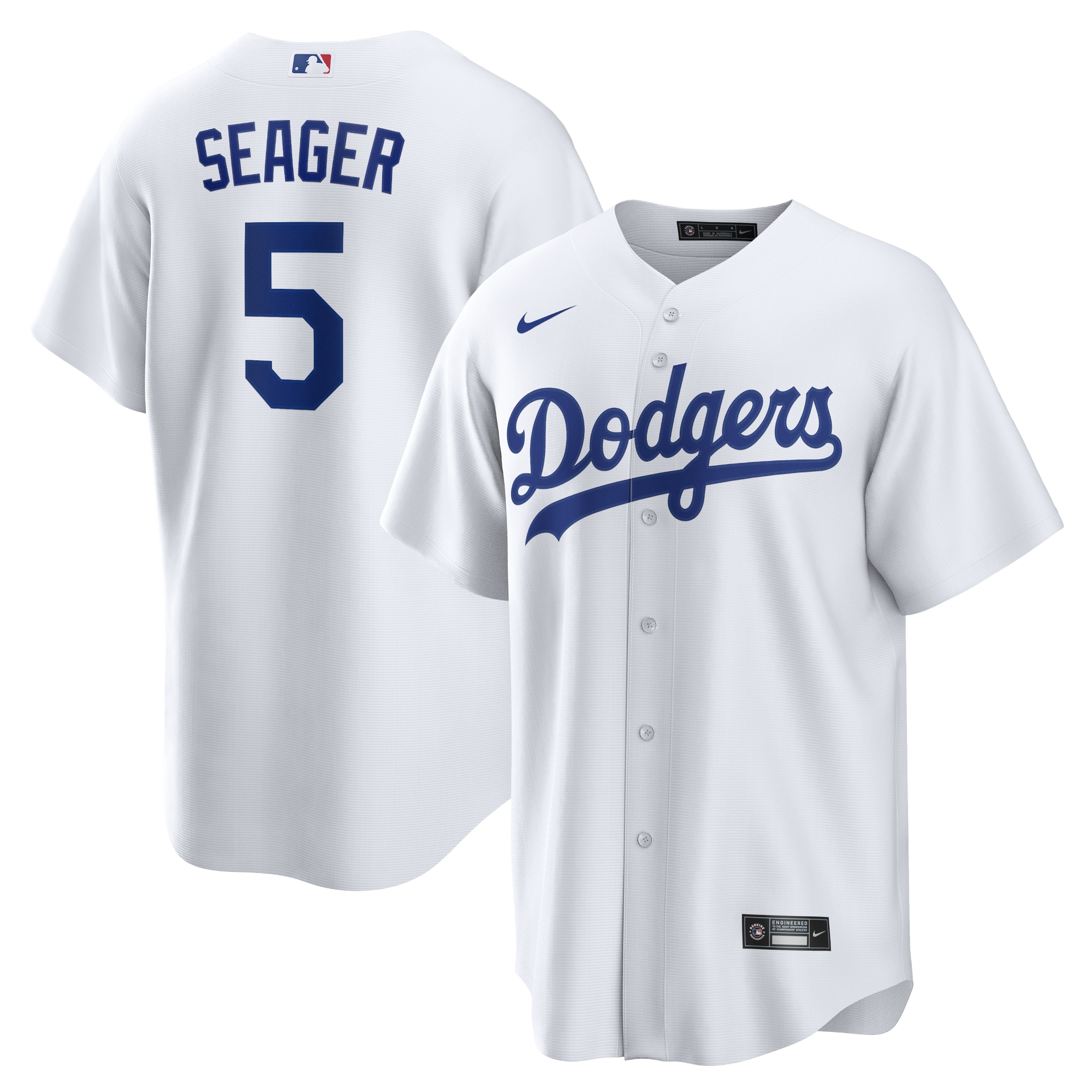 Corey Seager Los Angeles Dodgers Nike Home Replica Player Name Jersey