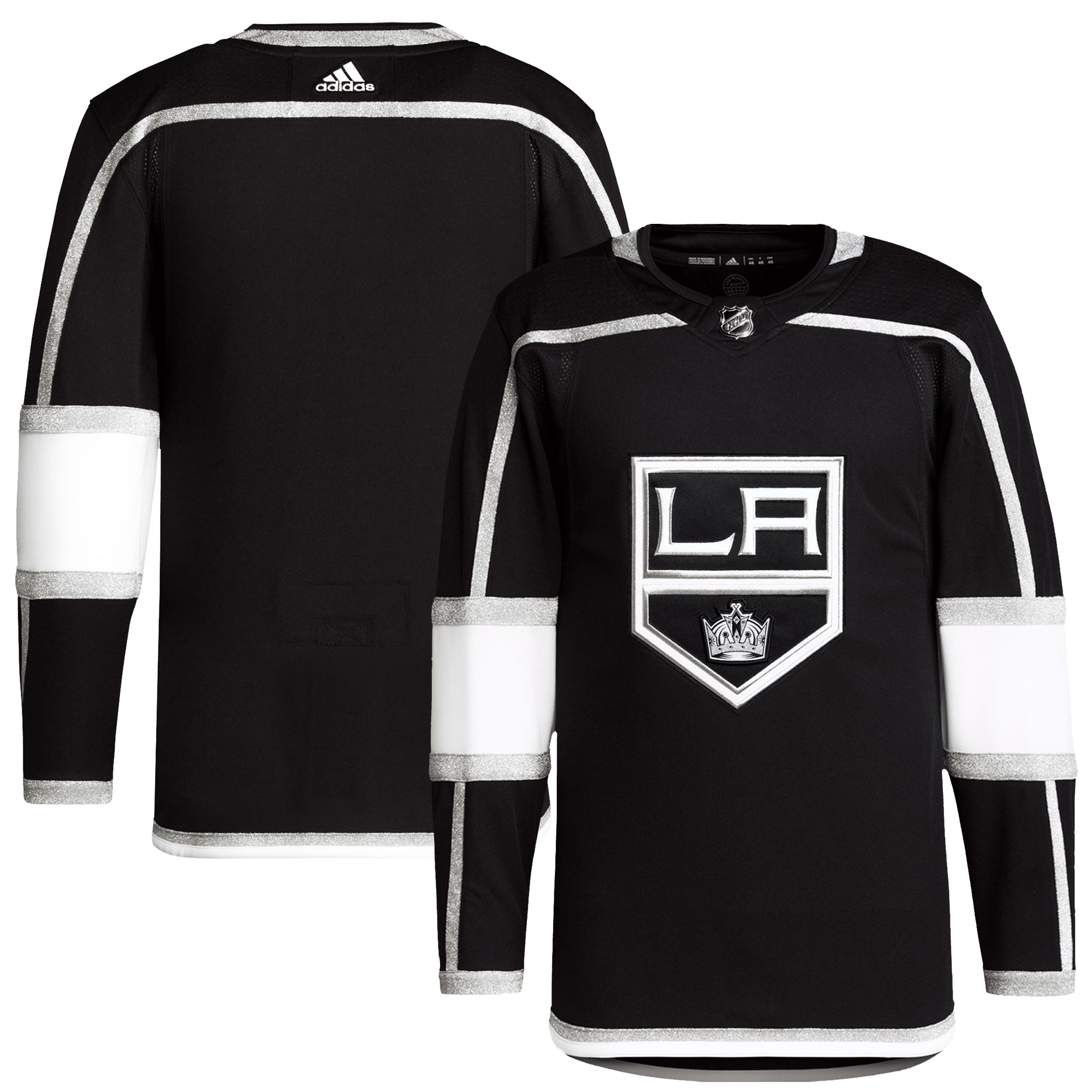 Los Angeles Kings adidas Men's Home Primegreen Authentic Blank Jersey