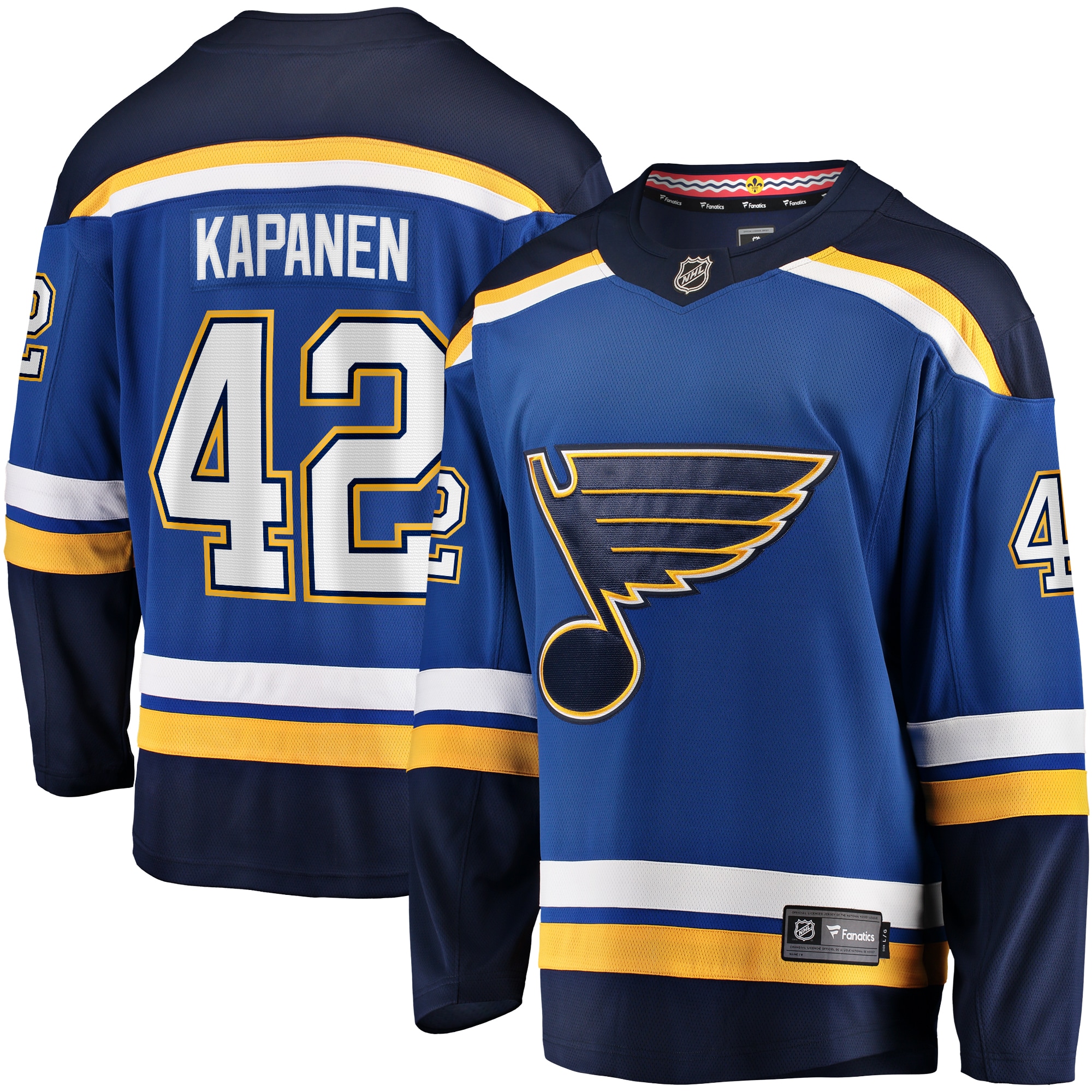 Kasperi Kapanen St. Louis Blues Fanatics Home Breakaway Jersey
