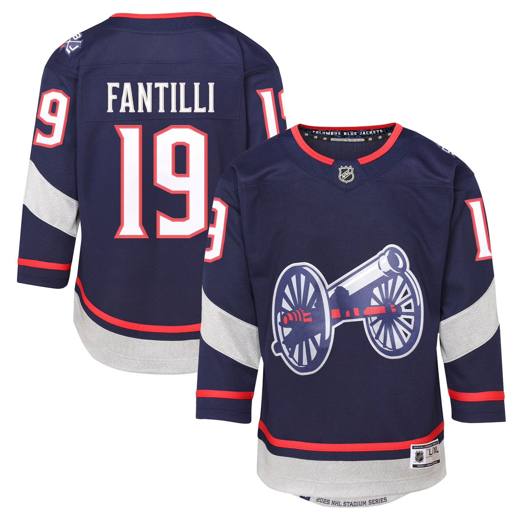 Adam Fantilli Columbus Blue Jackets Youth 2025 NHL Stadium Series Premier Player Jersey