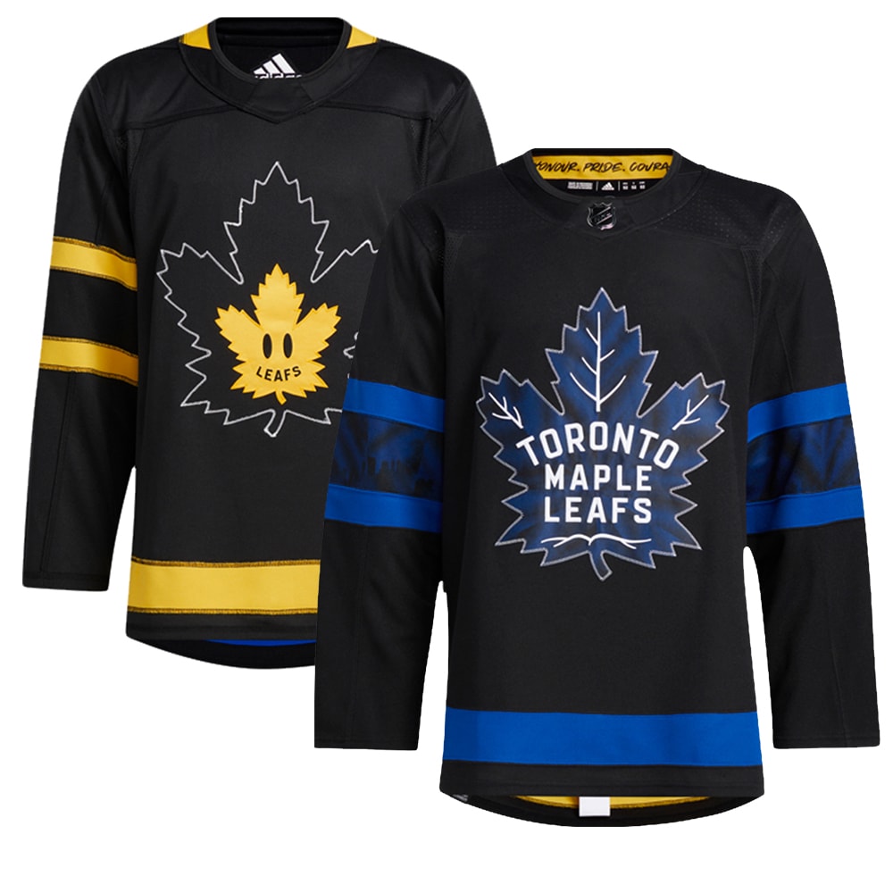 Toronto Maple Leafs x drew house adidas Authentic Toronto Maple Leafs x drew house Alternate Blank Jersey