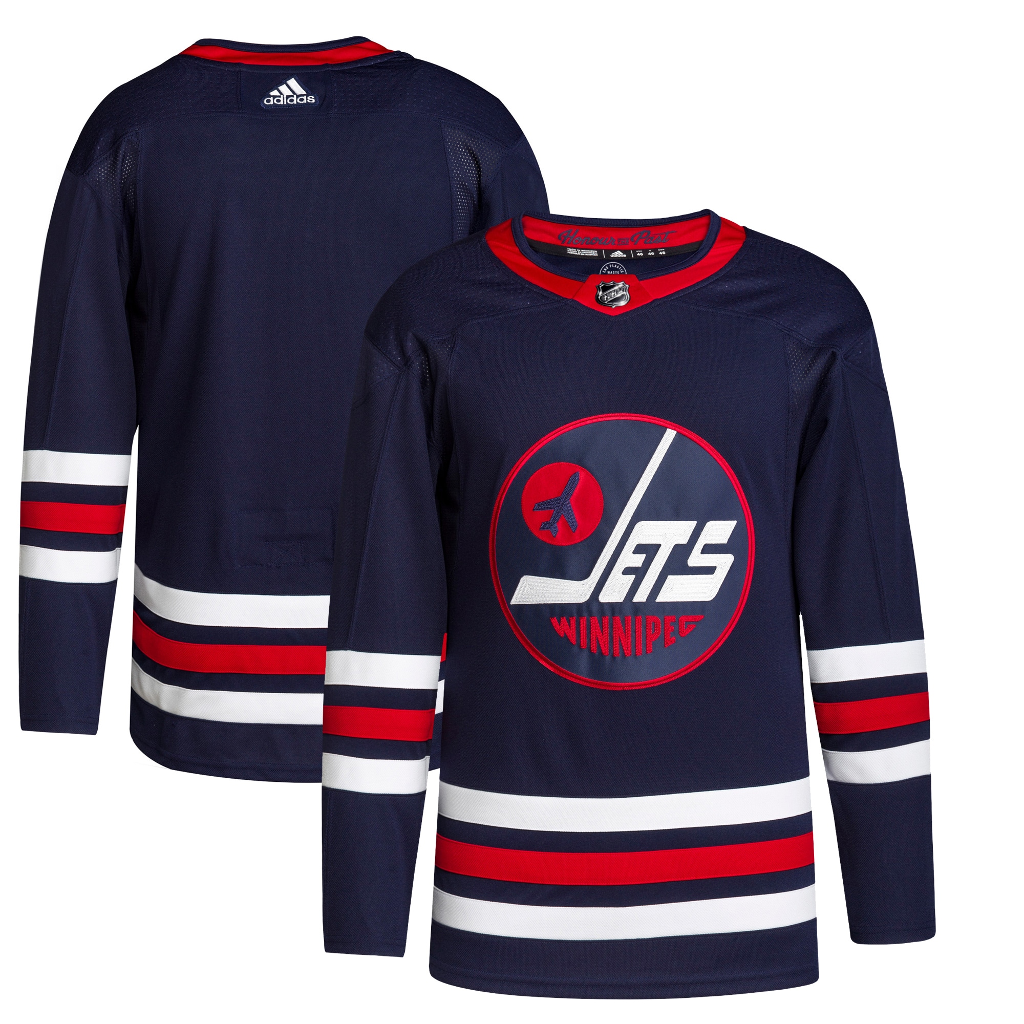 Winnipeg Jets adidas Men's 2021/22 Alternate Primegreen Authentic Jersey
