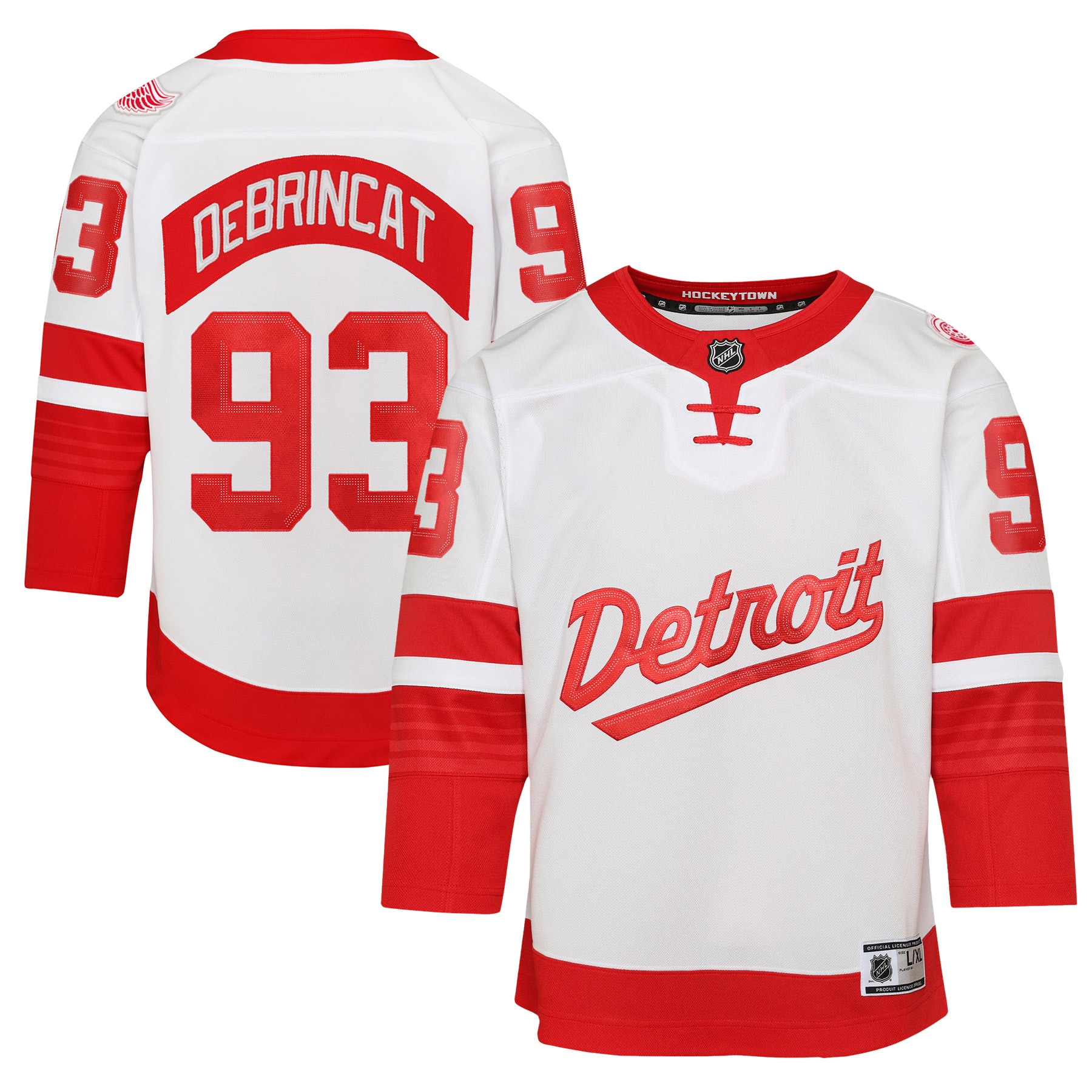 Alex DeBrincat Detroit Red Wings Youth 2025 NHL Stadium Series Premier Player Jersey