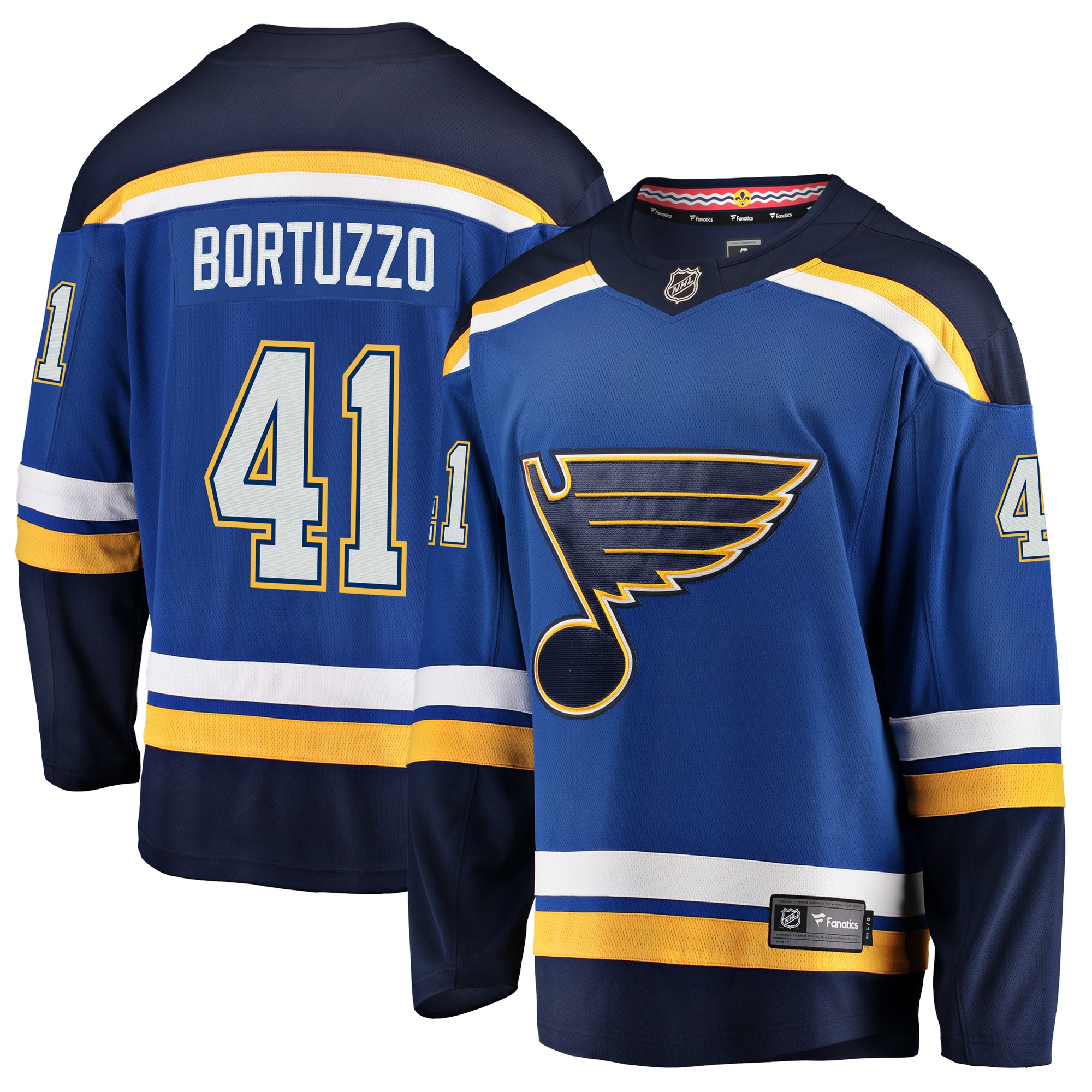 Robert Bortuzzo St. Louis Blues Fanatics Breakaway Player Jersey