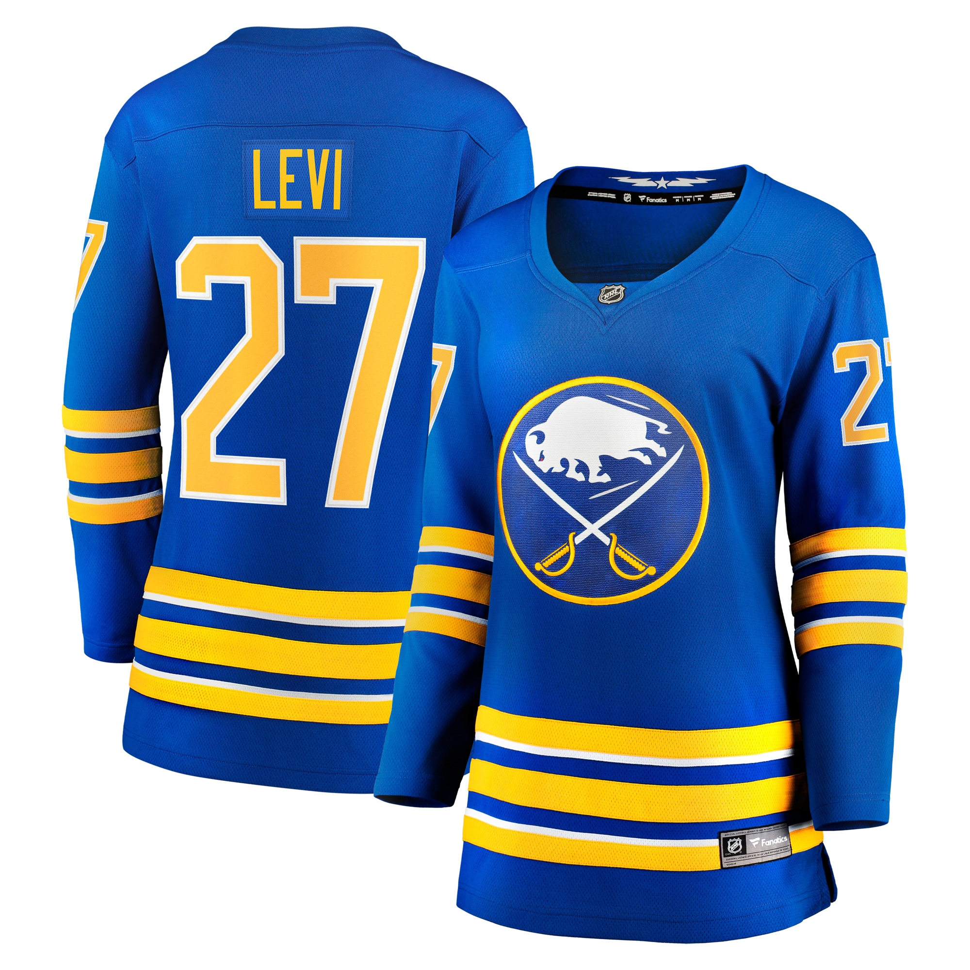 Devon Levi Buffalo Sabres Fanatics Women's Home Breakaway Player Jersey