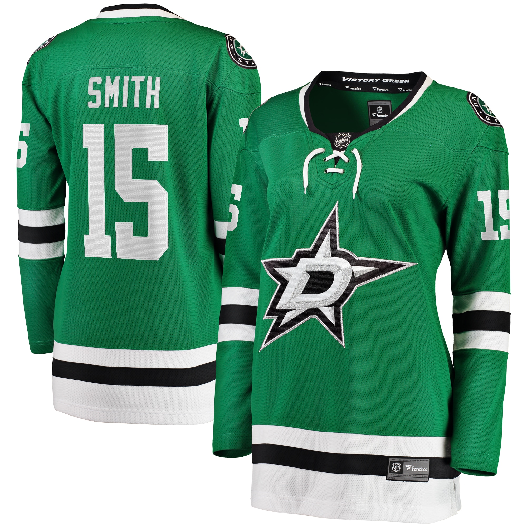 Craig Smith Dallas Stars Fanatics Women's Home Breakaway Player Jersey
