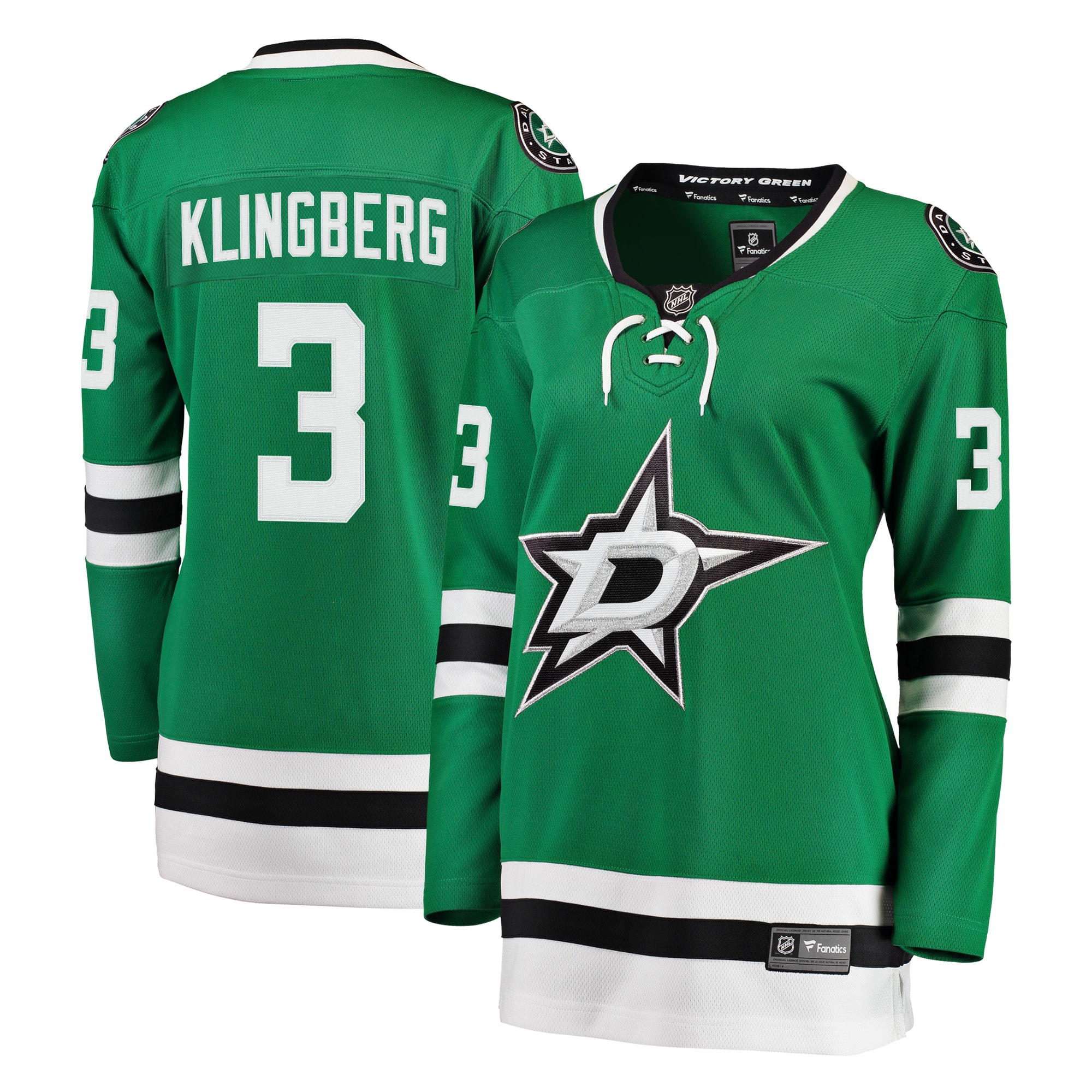 John Klingberg Dallas Stars Fanatics Women's Breakaway Player Jersey